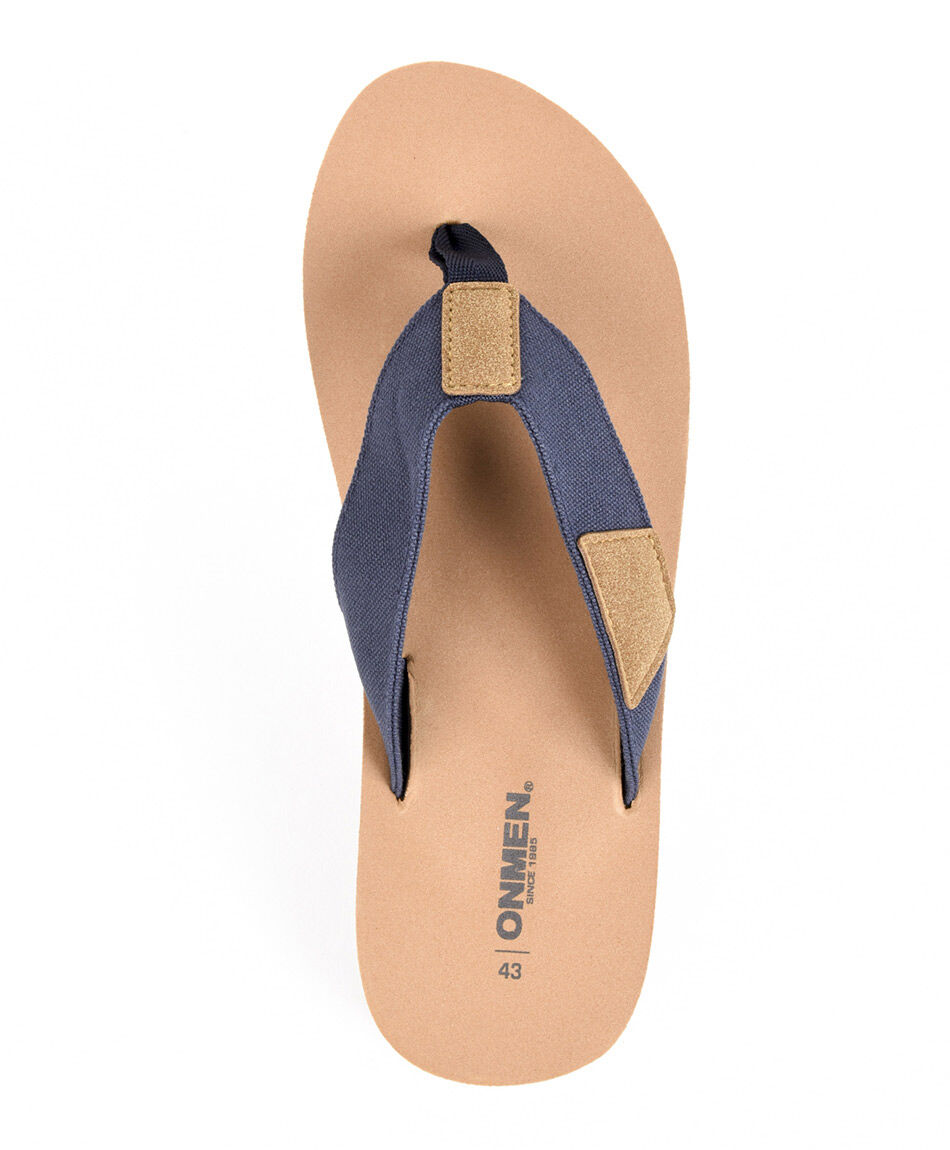 Sandalia hombre bicolor