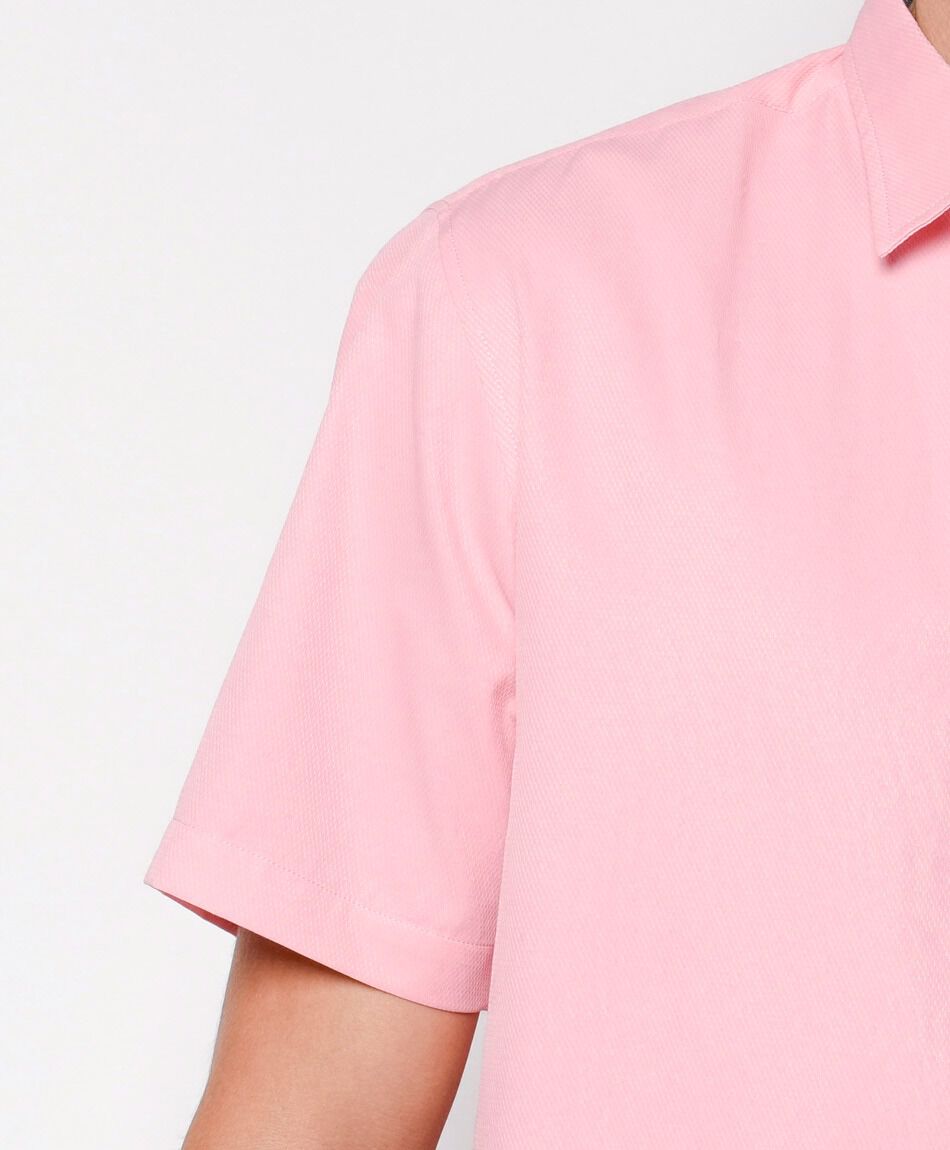 Camisa hombre rosada