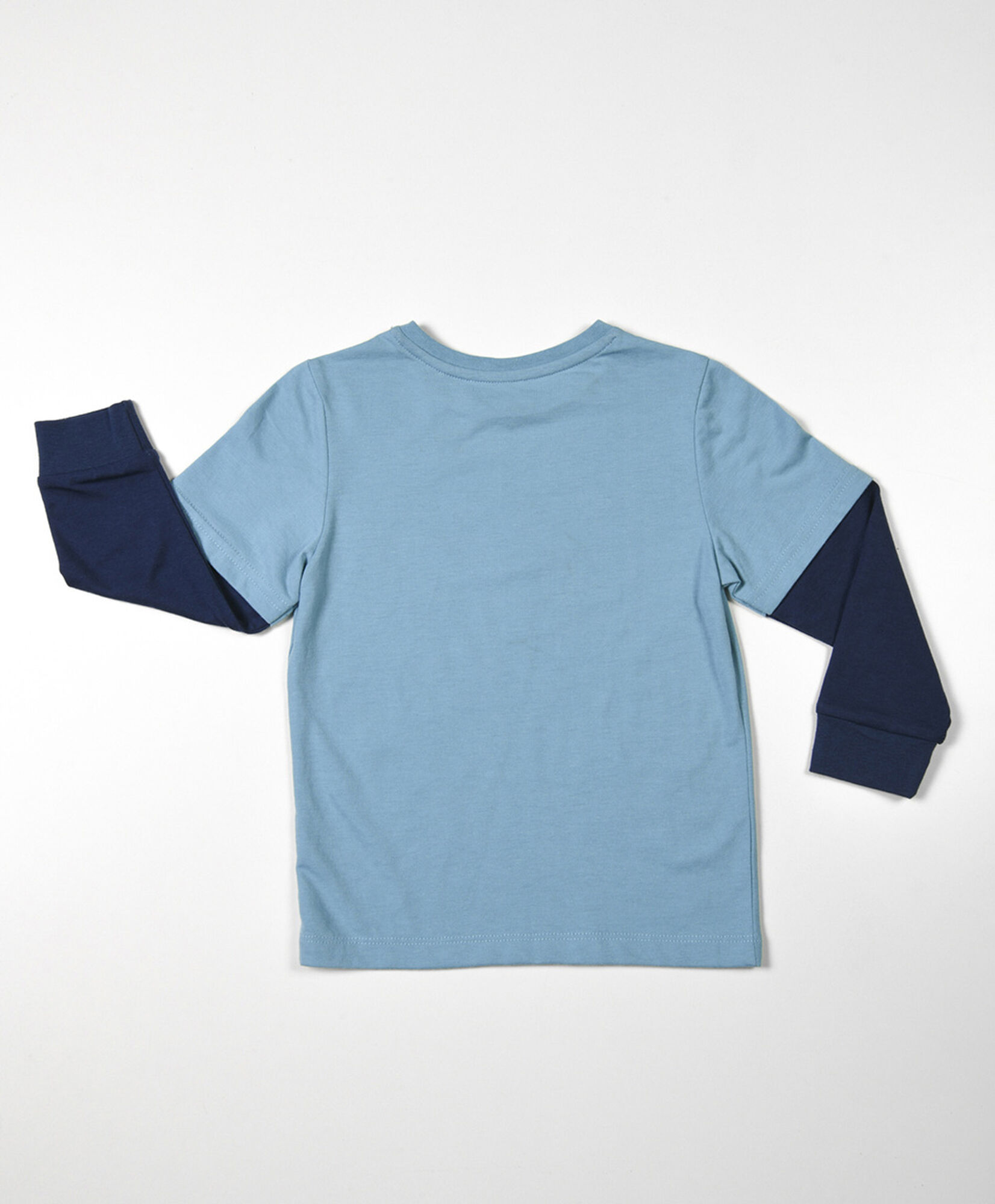 Polera bebé dinosaurio bicolor Polera bebé dinosaurio bicolor