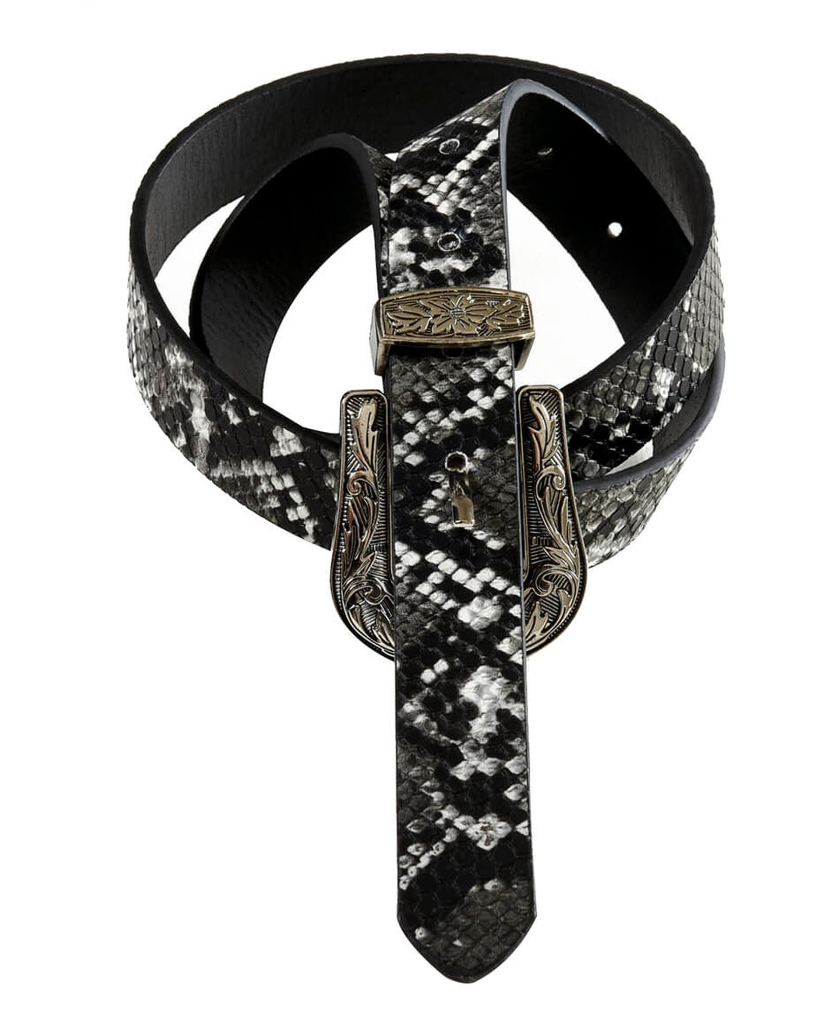 Cinturon piton black Cinturon piton black