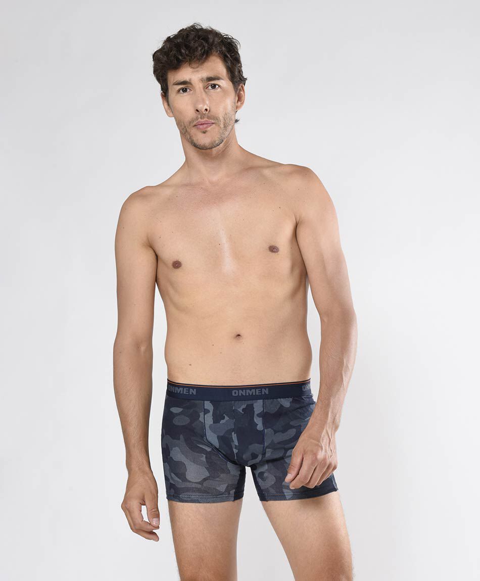 Pack 2 boxer hombre camuflaje y l&iacute;neas