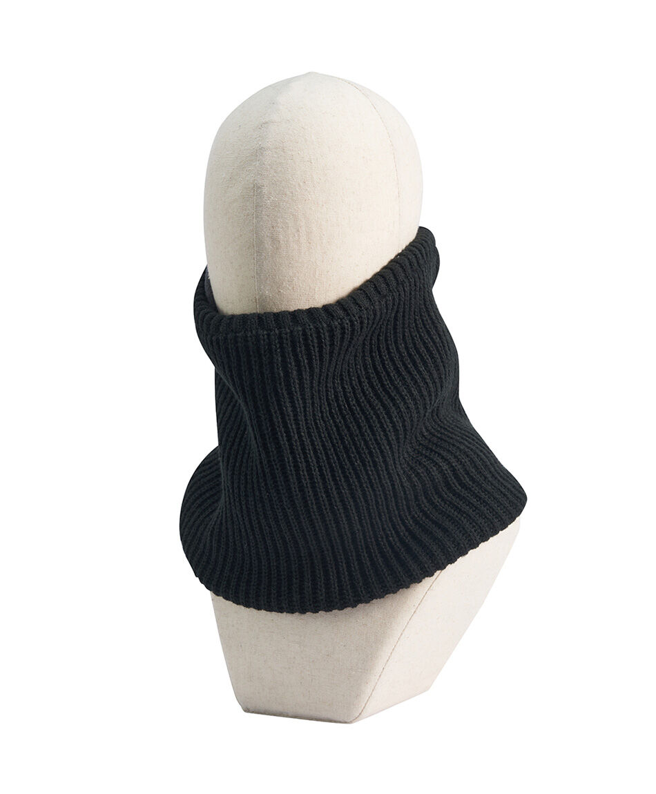 Bufanda hombre lineas negro