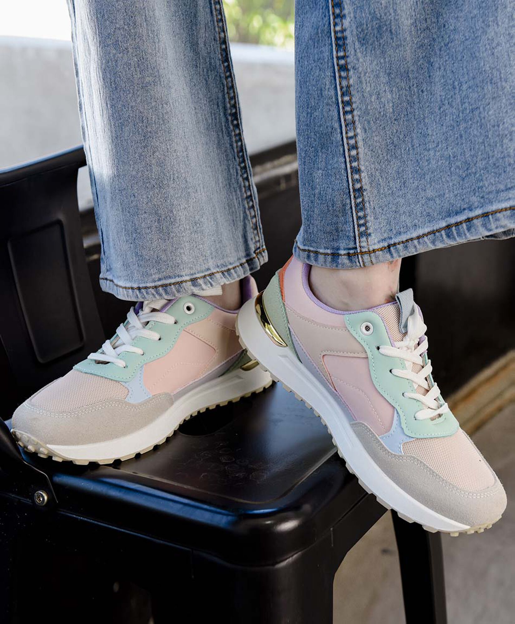 Zapatilla mujer retro colores Zapatilla mujer retro colores