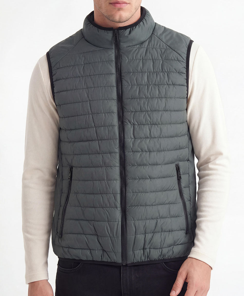 Parka hombre sin mangas acolchada