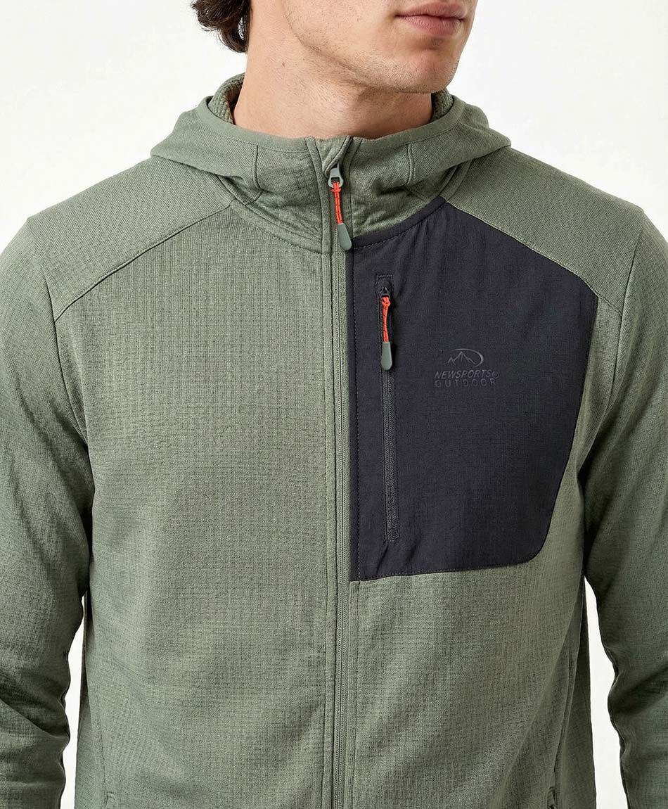 Polar deportivo hombre verde