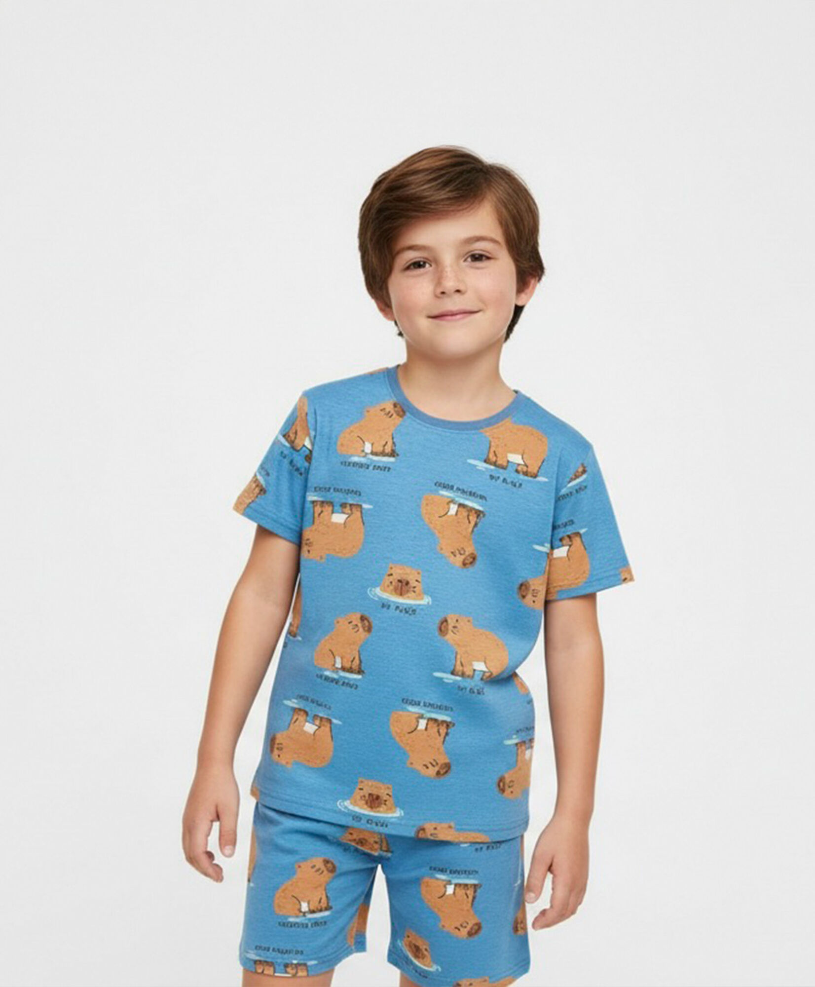 Pijama niño capibaras Pijama niño capibaras
