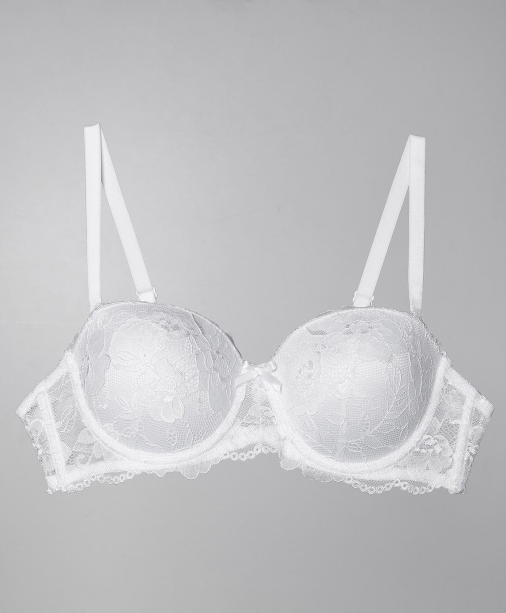 Sostén mujer encaje floral strapless Sostén mujer encaje floral strapless