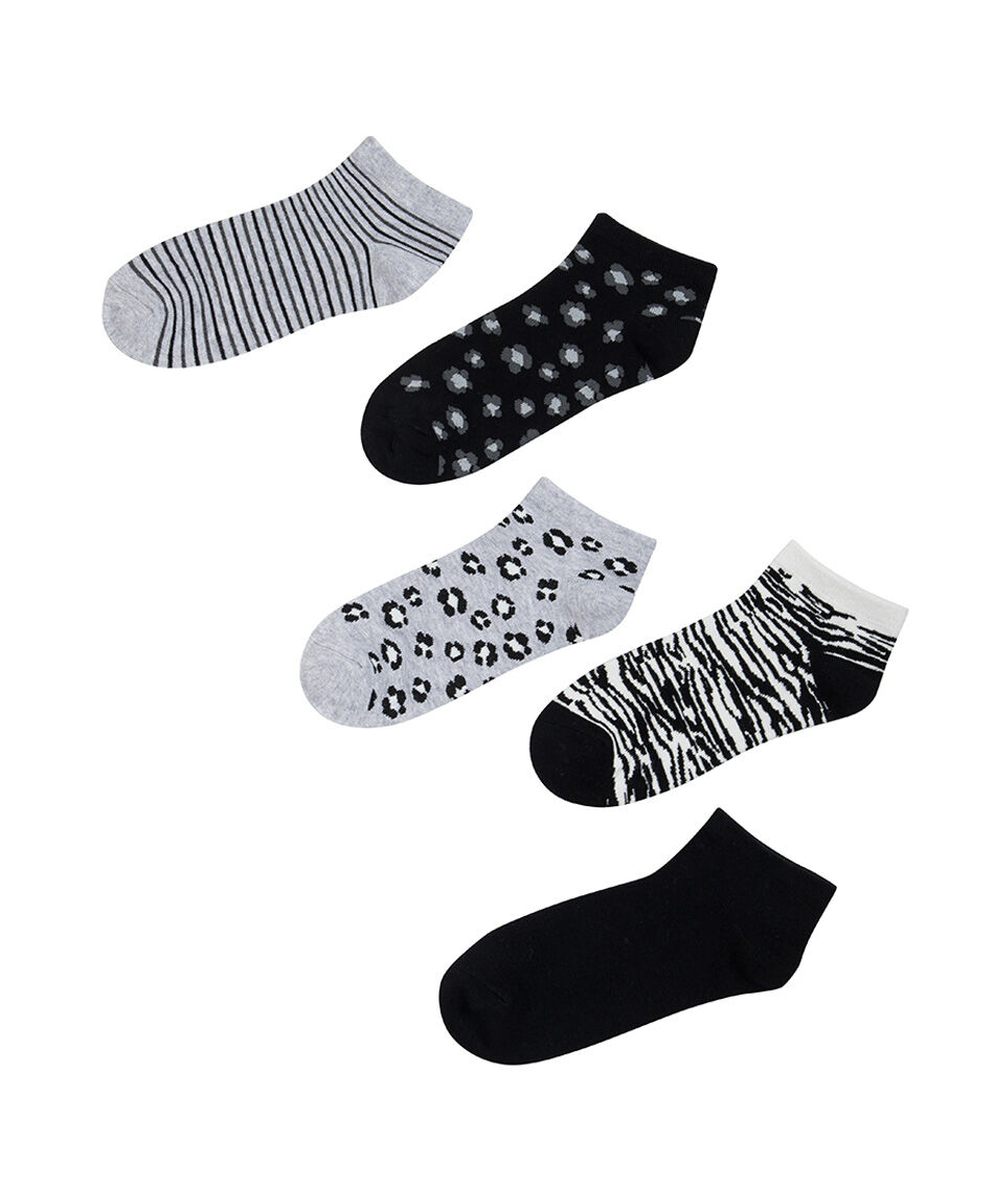 Pack 5 calcetines mujer cortos variedades