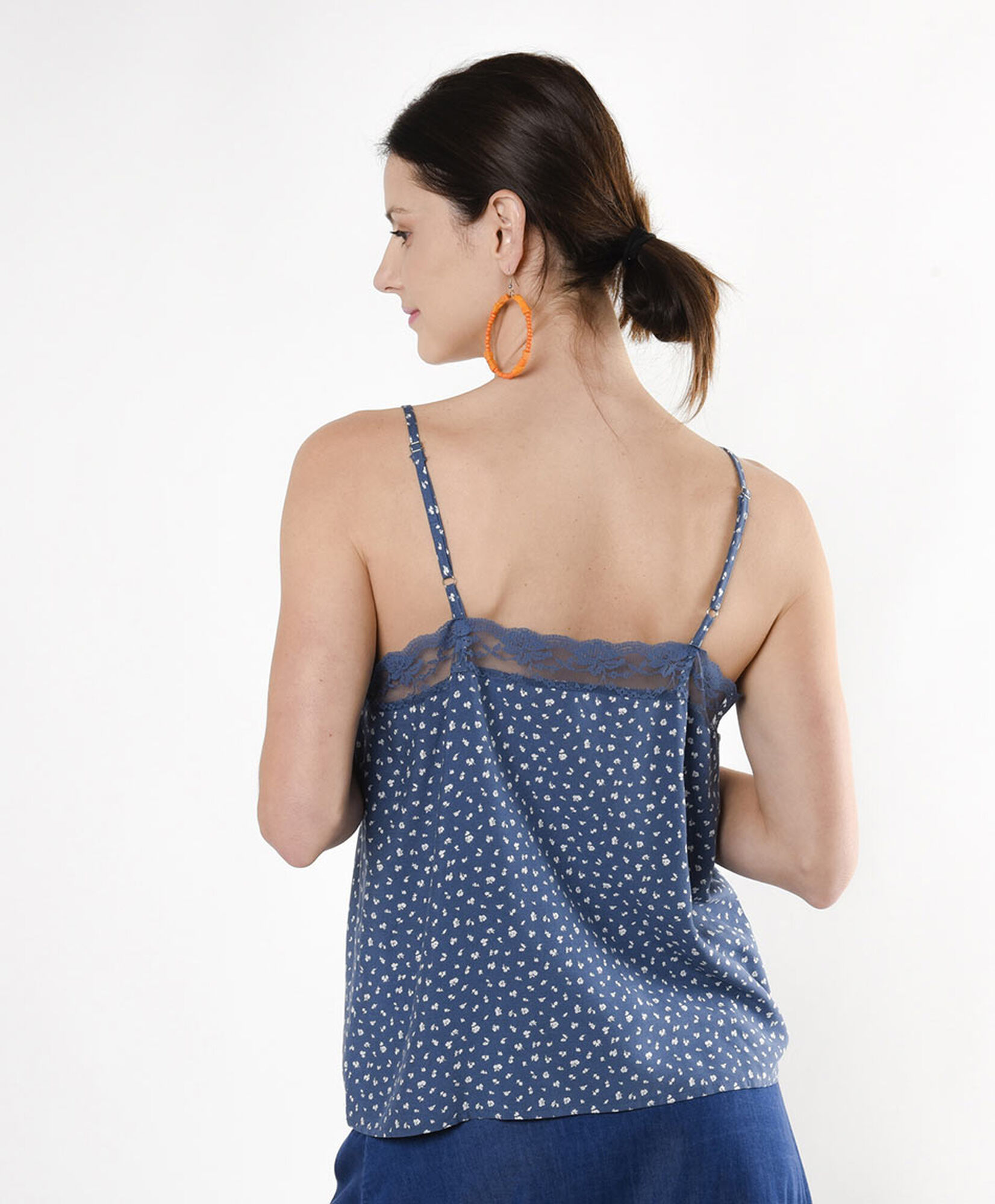 Blusa mujer florcitas encaje Blusa mujer florcitas encaje