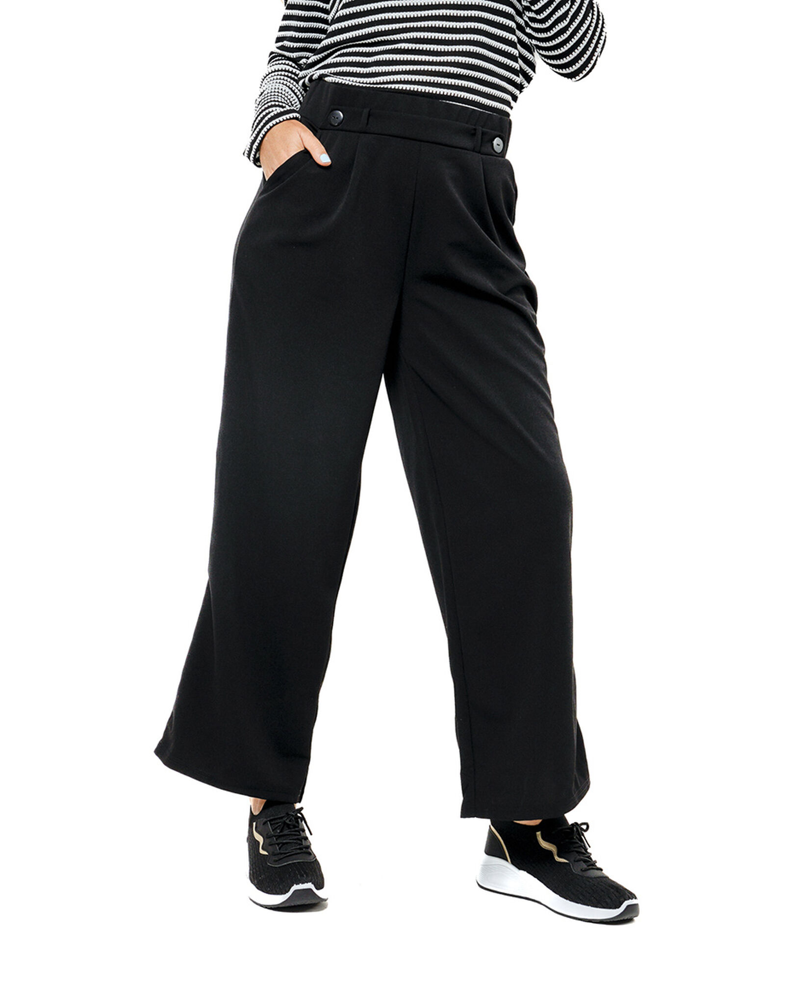 Pantalón mujer pinzas wide Pantalón mujer pinzas wide