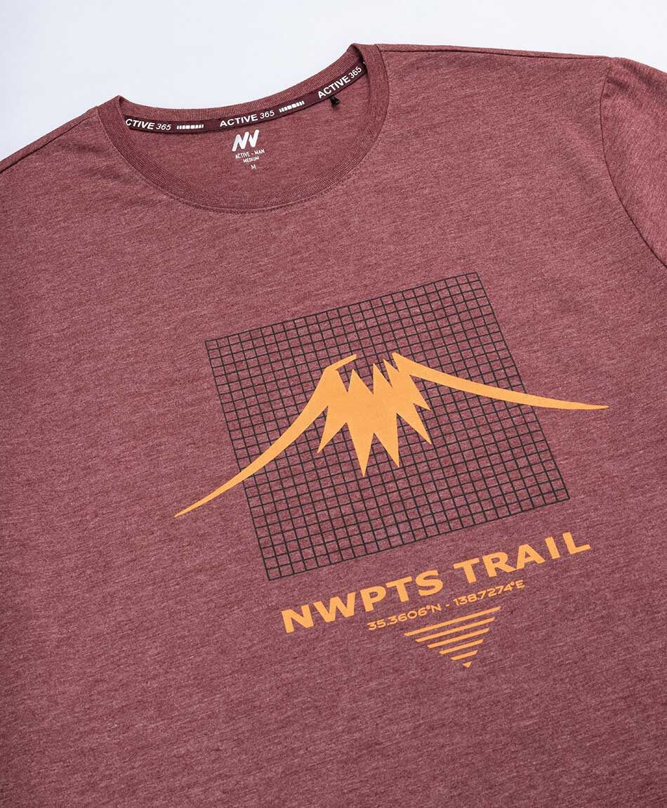 Polera deportiva hombre trail