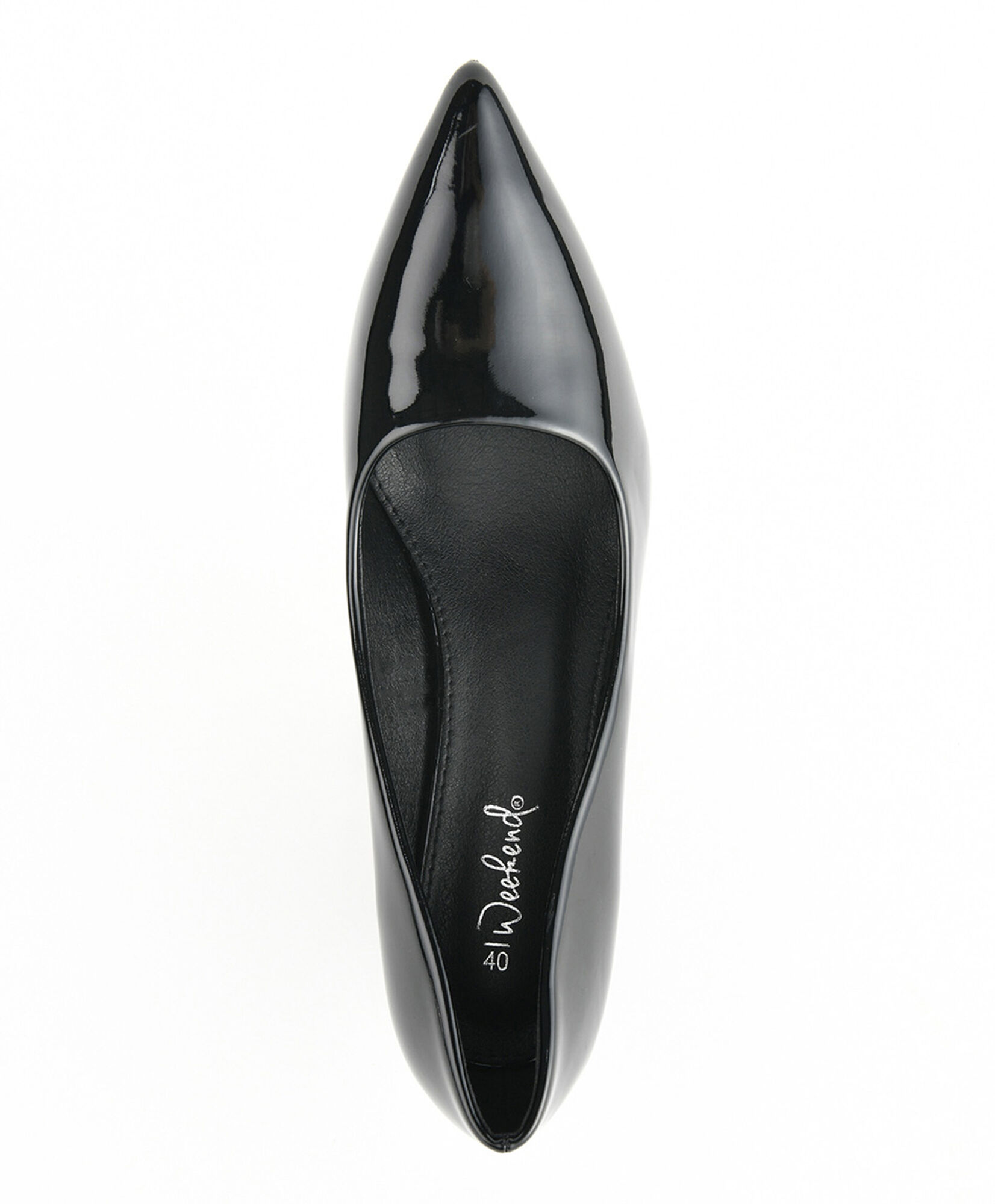 Zapato mujer charol medio taco Zapato mujer charol medio taco