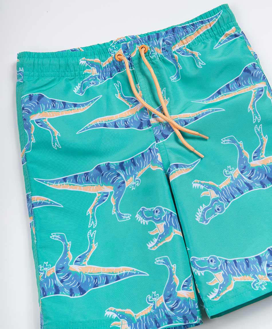 Traje de ba&ntilde;o beb&eacute; dinosaurios