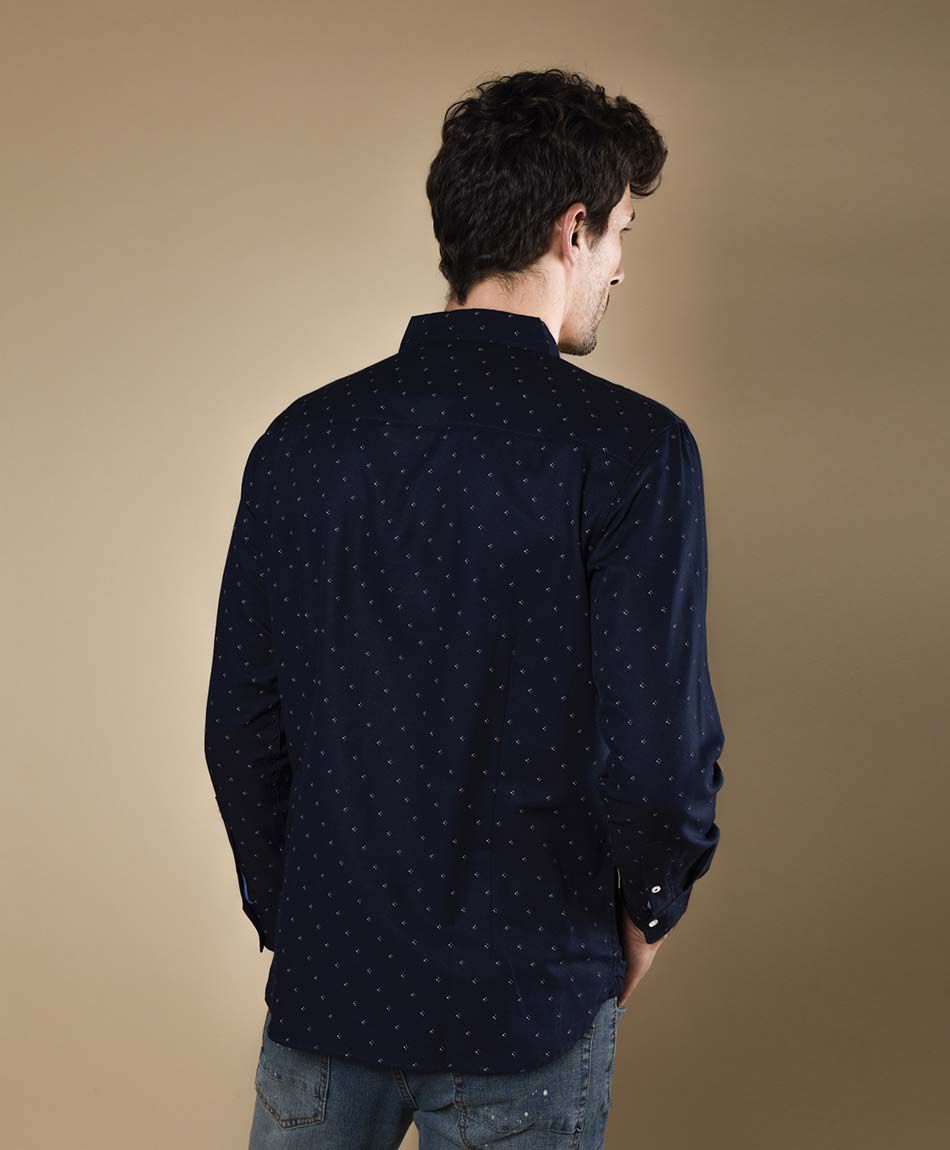 Camisa puntos manga larga