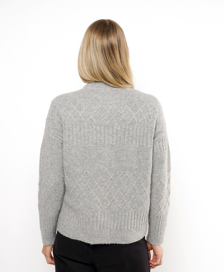 Sweater mujer melange dise&ntilde;o&nbsp;