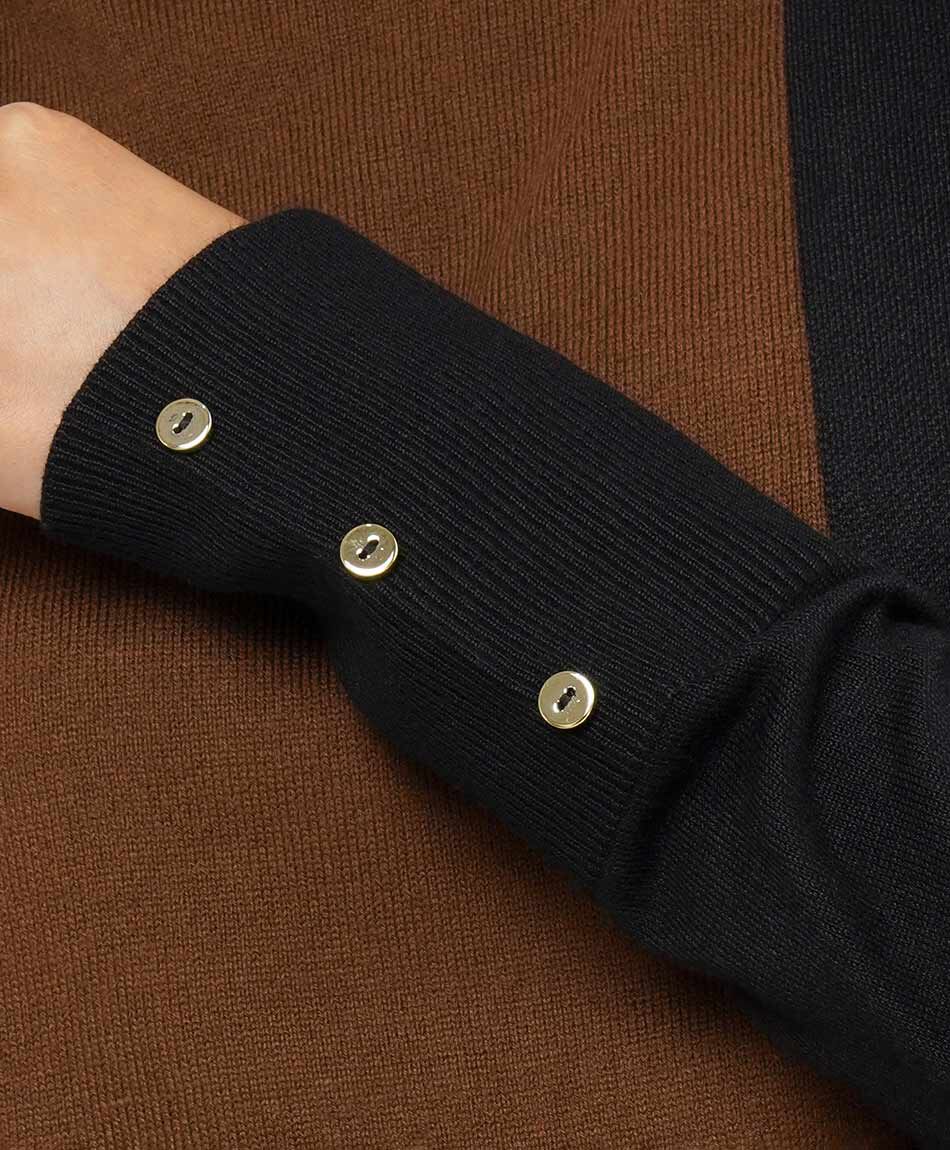 Cardigan mujer corte recto