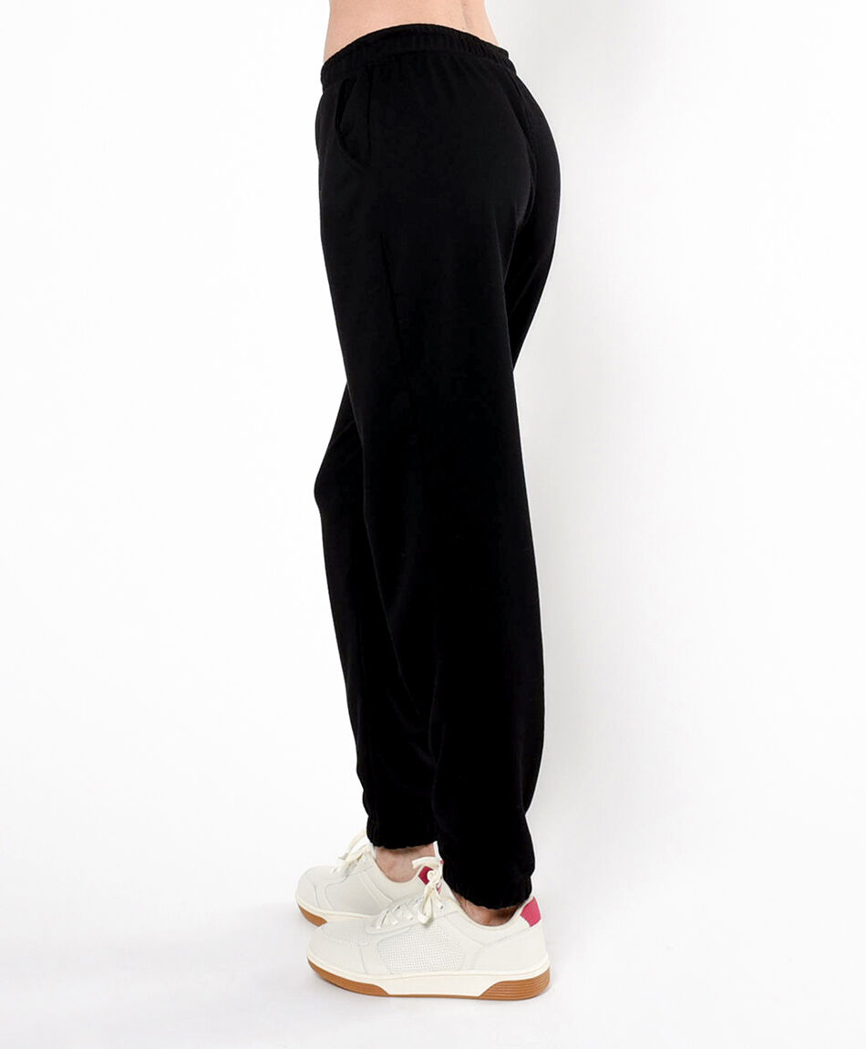 Pantal&oacute;n de buzo mujer liso cl&aacute;sico