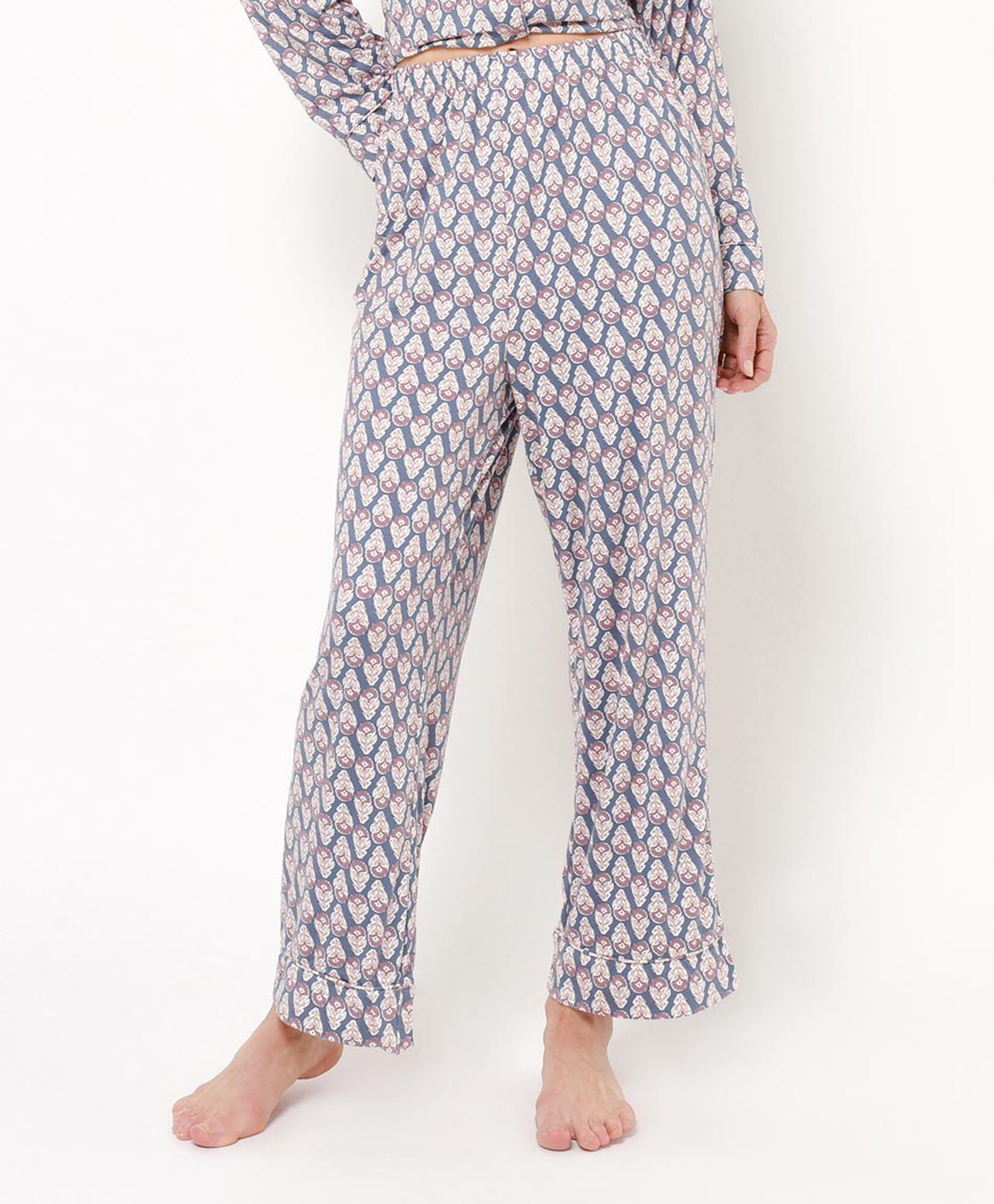 Pijama mujer camisero estampado Pijama mujer camisero estampado