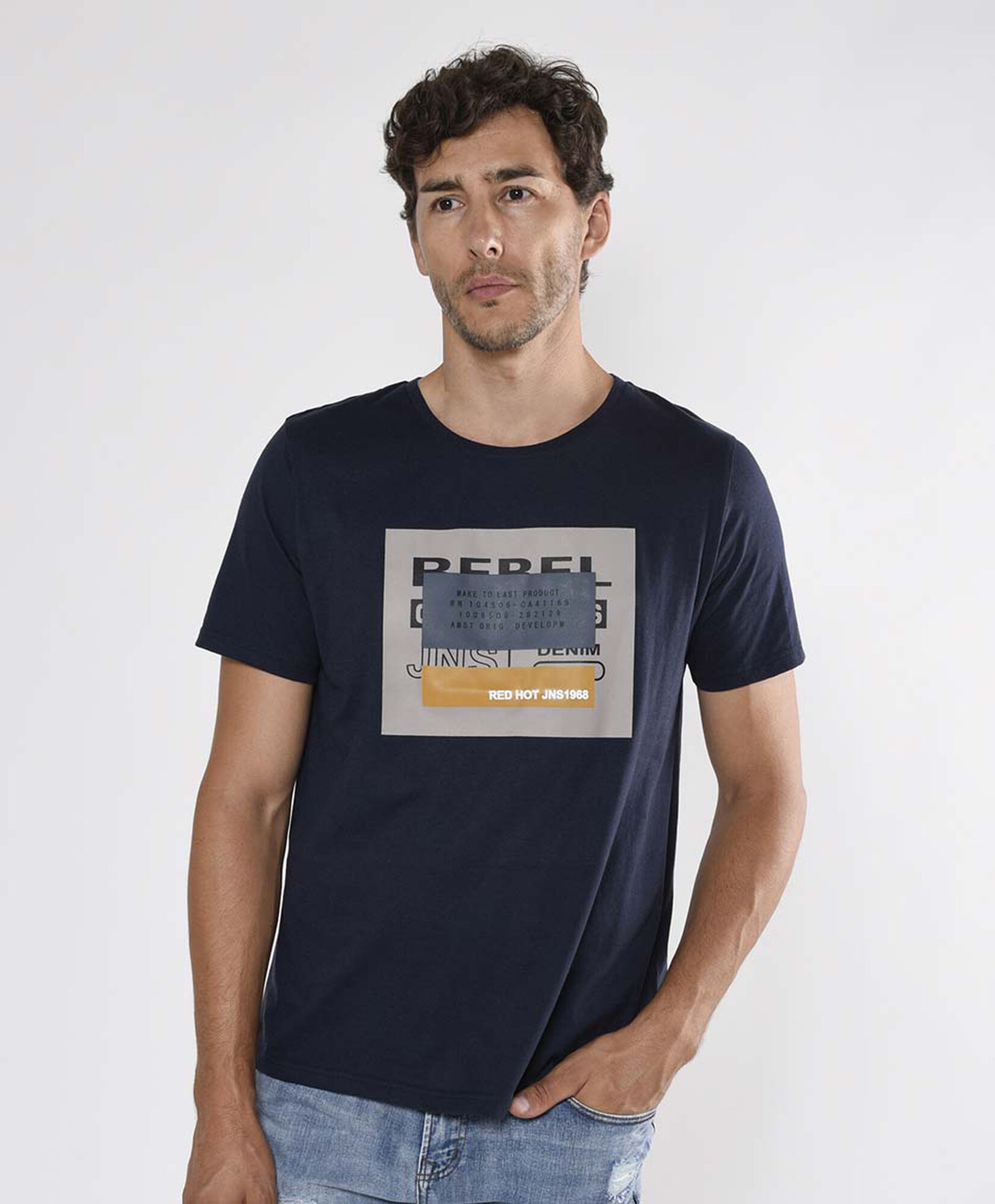 Polera hombre texto Polera hombre texto