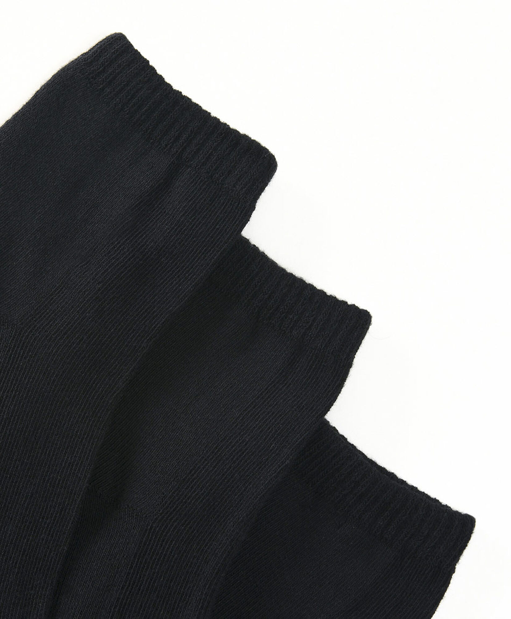 Set 3 calcetines escolares bajos negros Set 3 calcetines escolares bajos negros