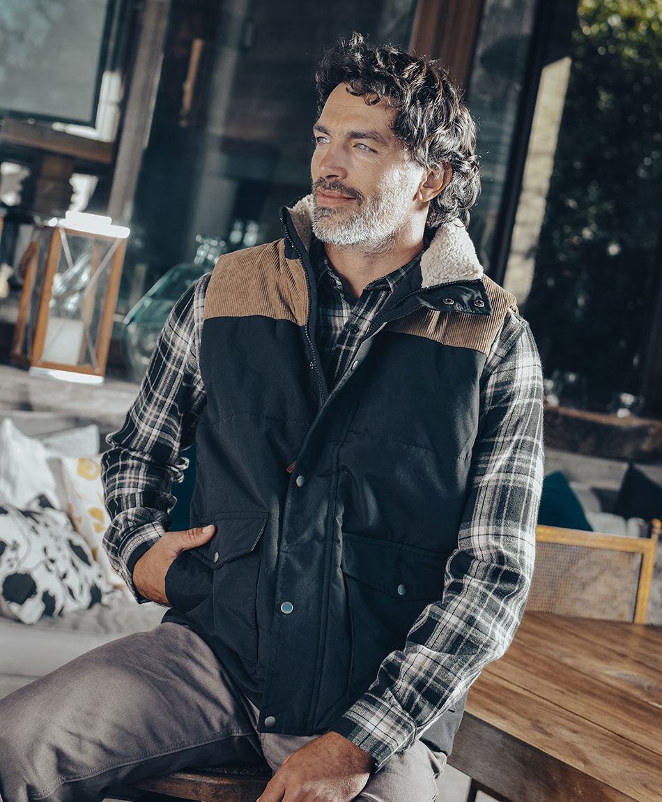 Chaqueta hombre monta&ntilde;era vintage