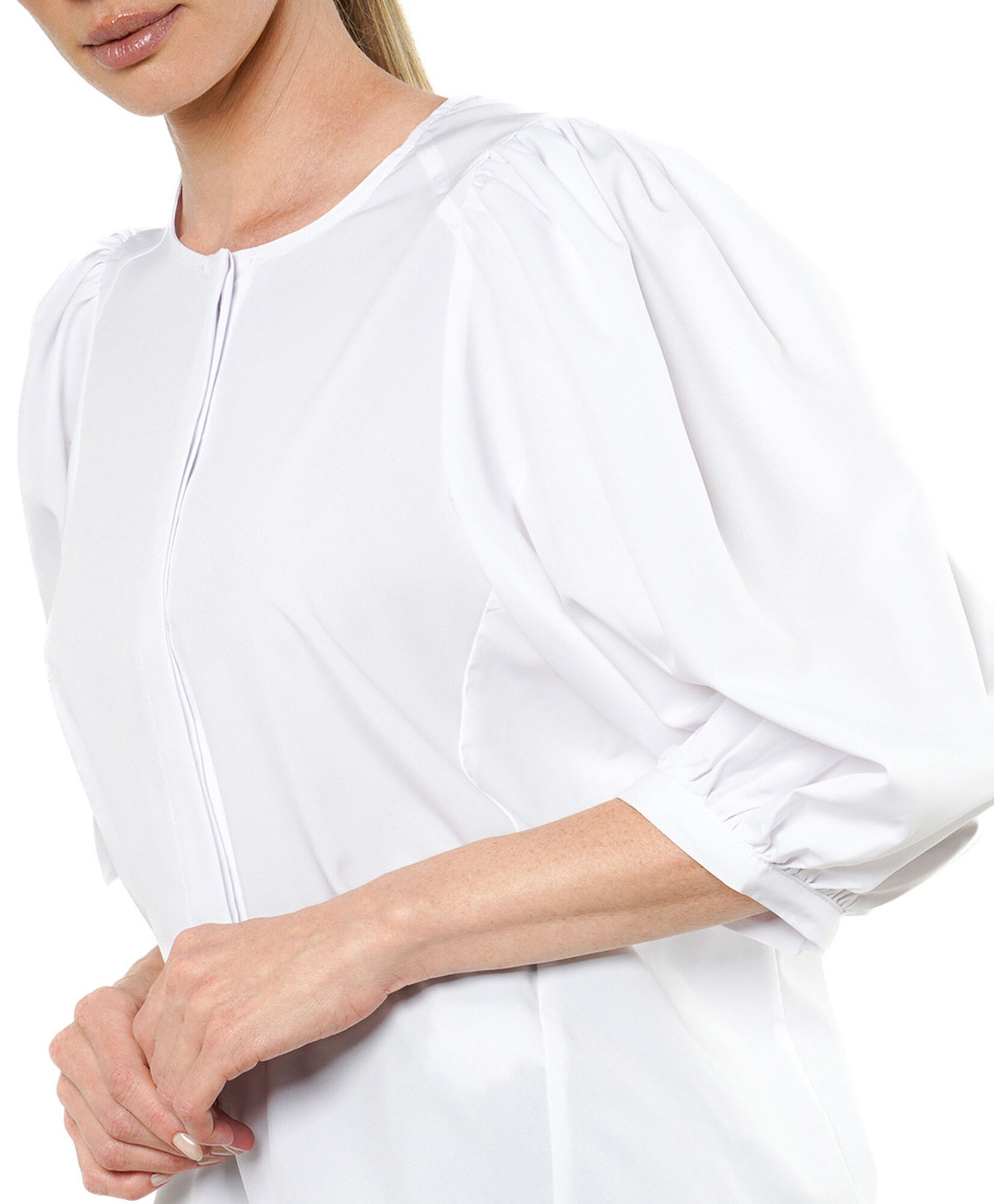 Blusa mujer manga globo white Blusa mujer manga globo white