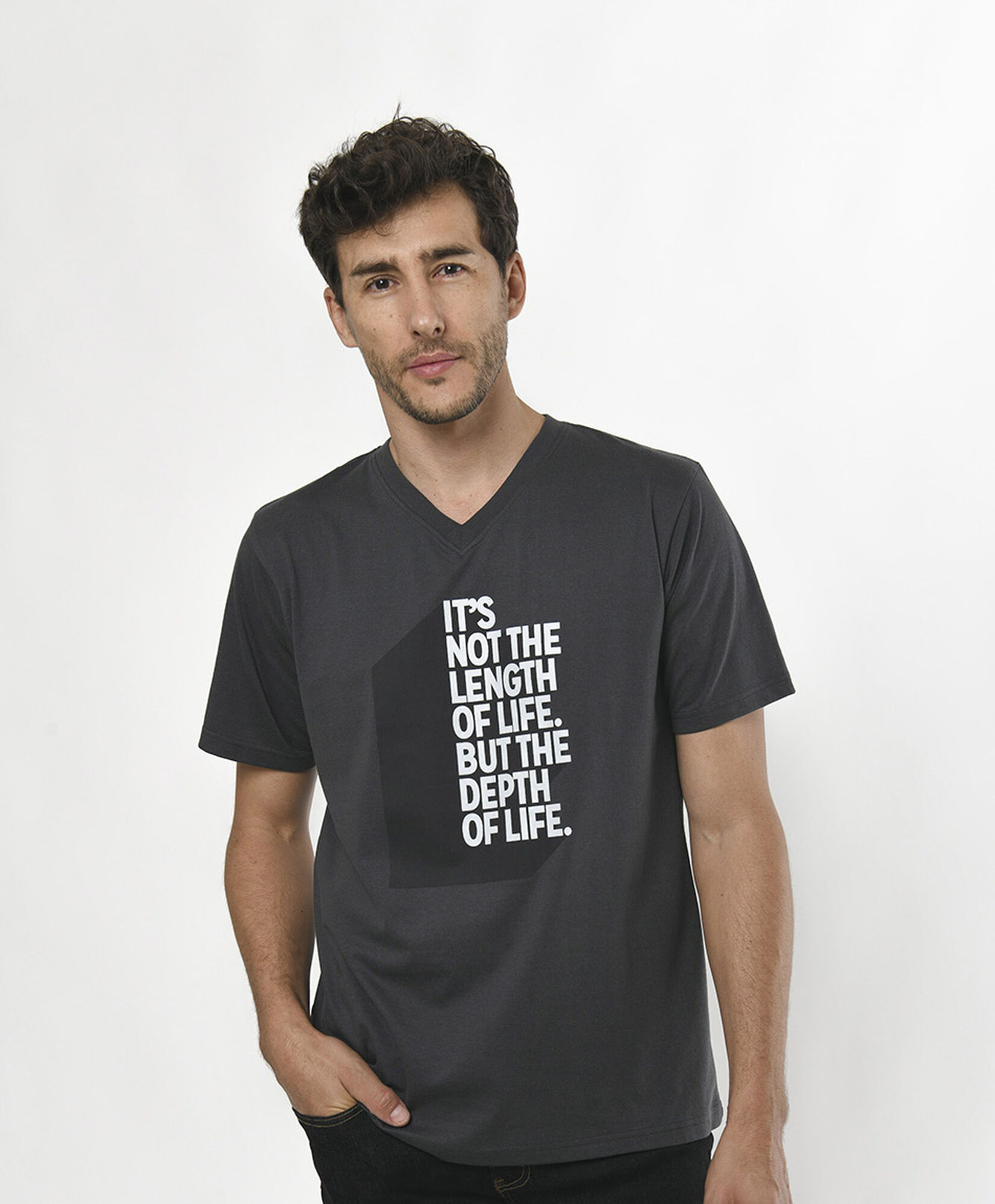 Polera hombre texto Polera hombre texto