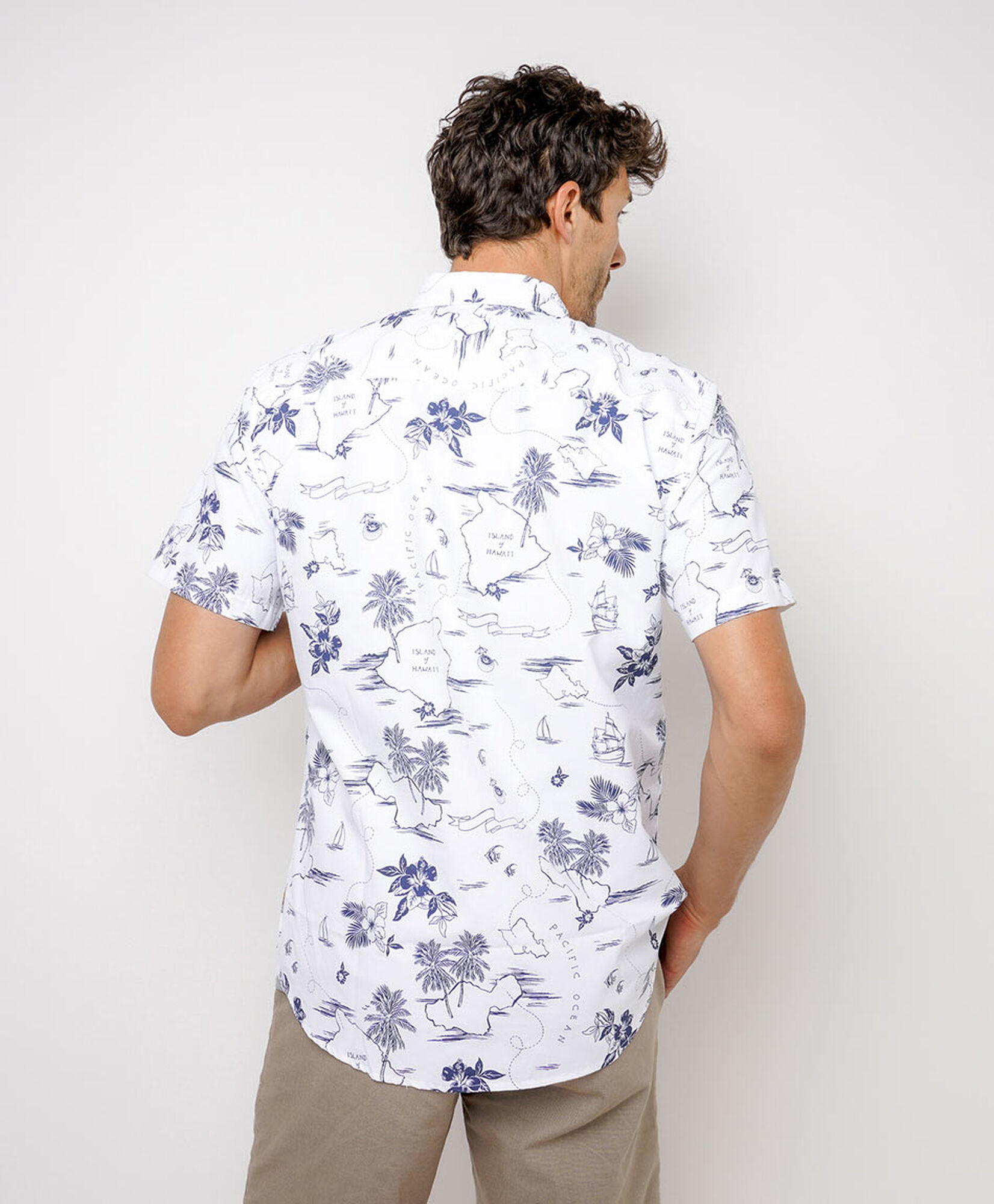 Camisa hombre diseño hawaii Camisa hombre diseño hawaii