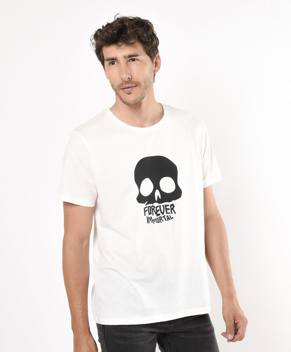 Polera hombre estampado inmortal