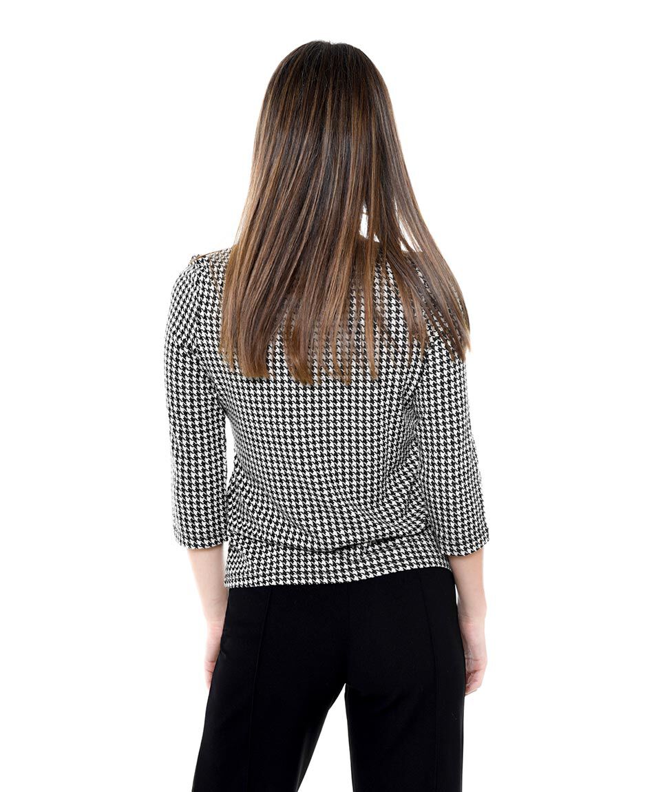 Polera pied de poule