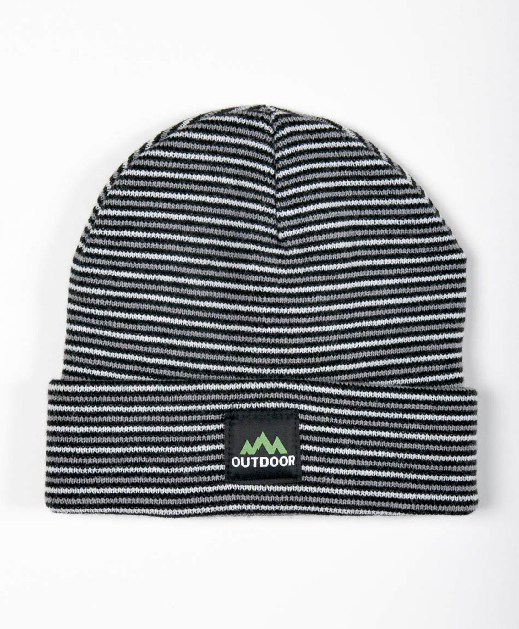 Gorro hombre tejido líneas parche Gorro hombre tejido líneas parche