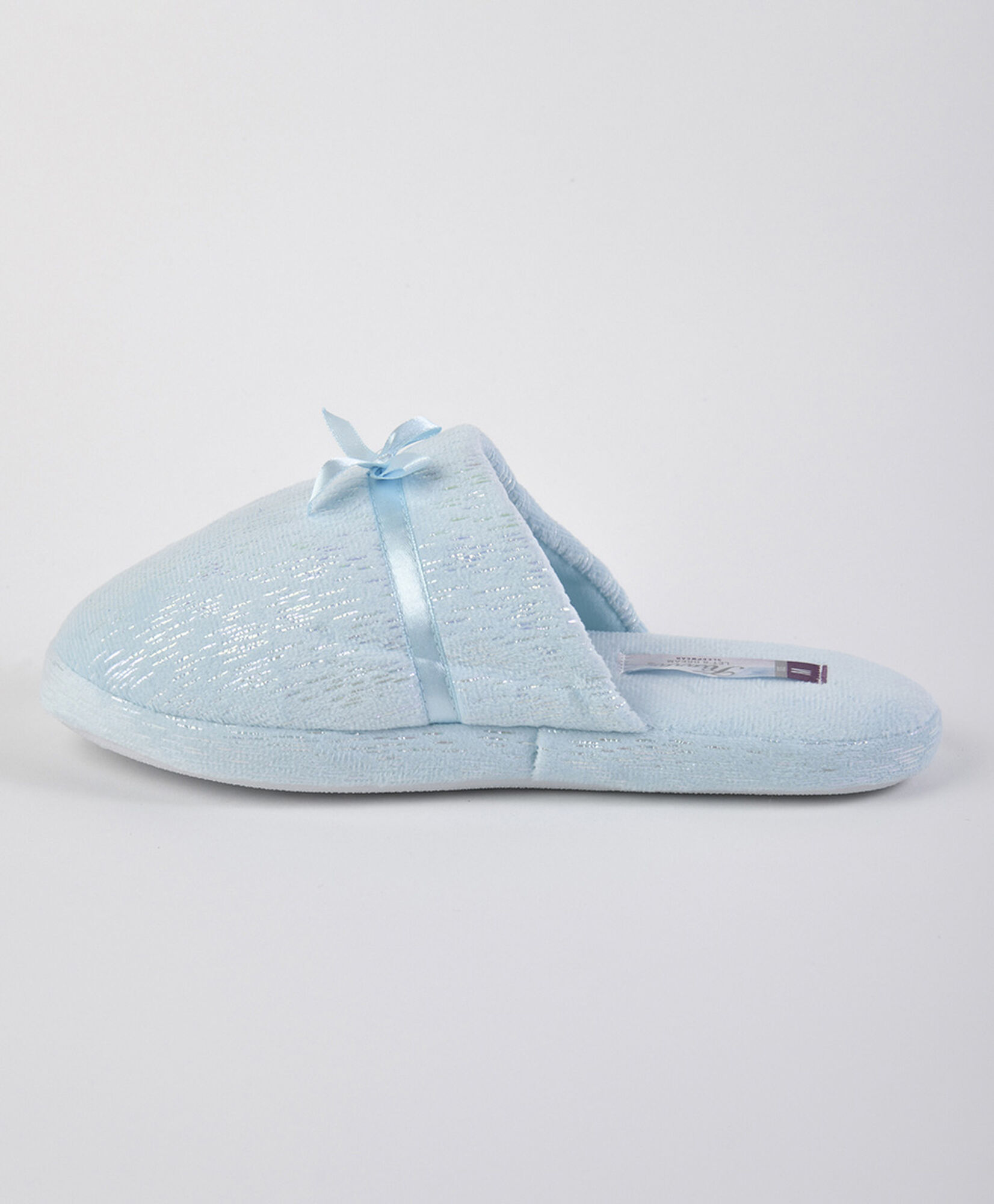 Pantufla mujer lazo brillante Pantufla mujer lazo brillante