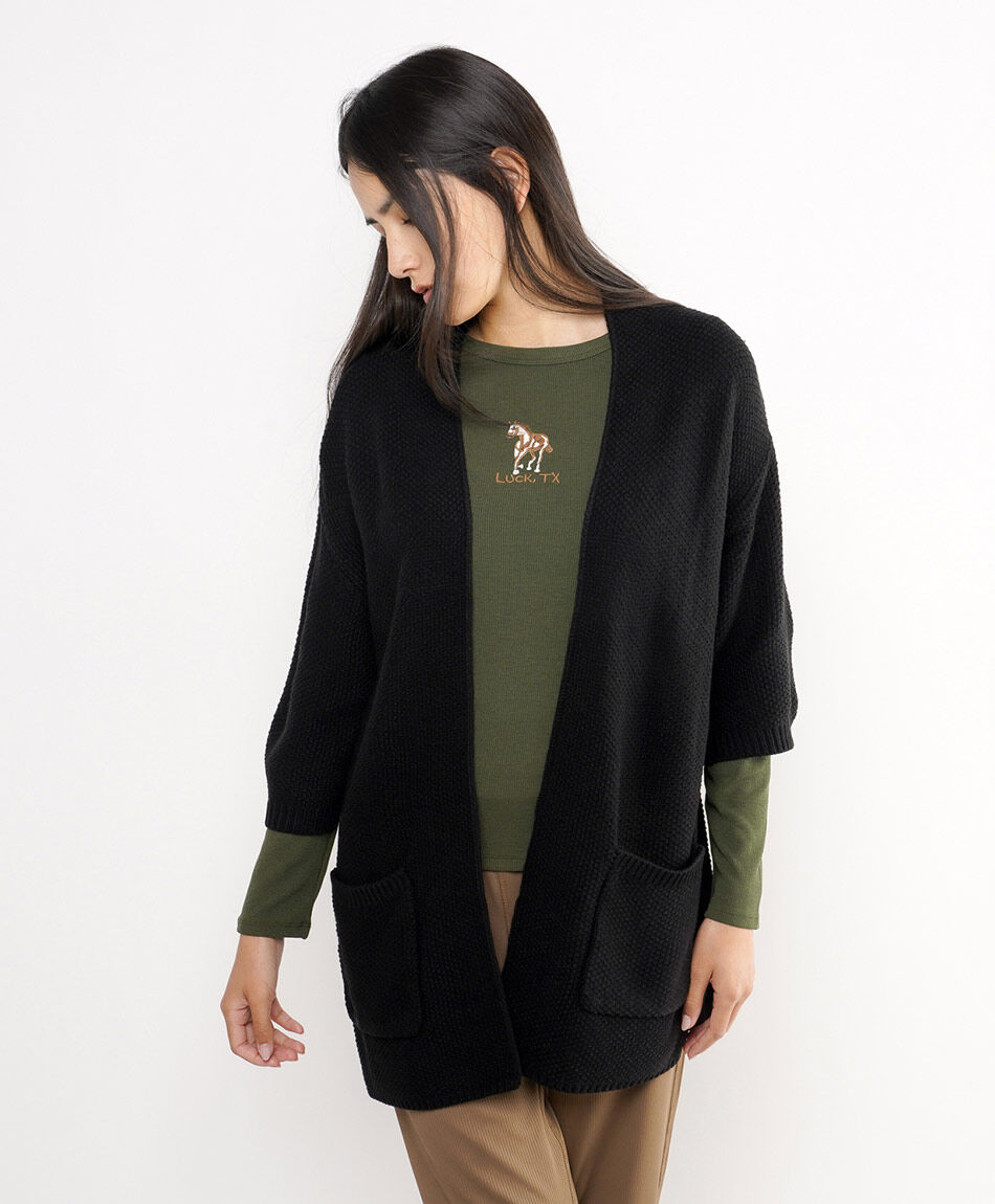 Cardigan mujer estilo tejido