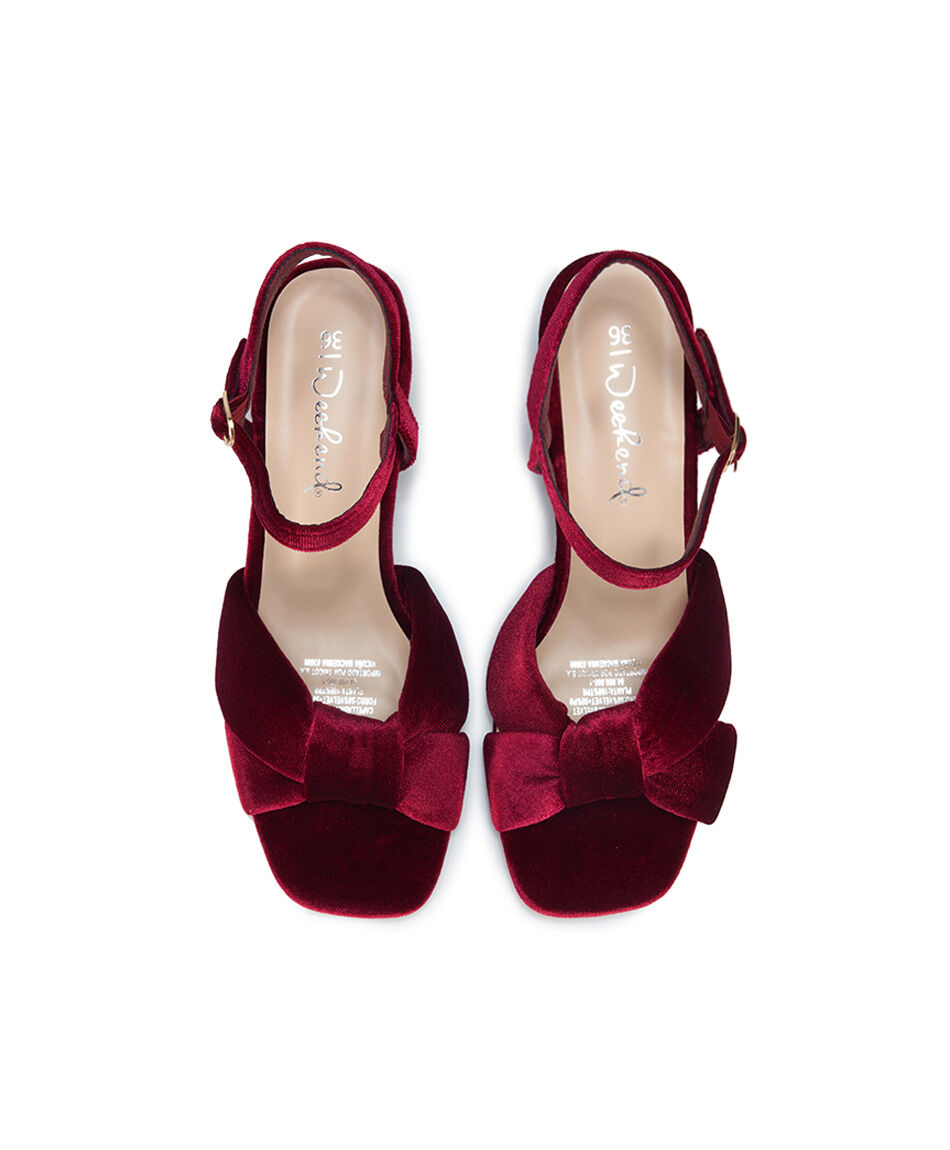 Sandalia mujer velvet