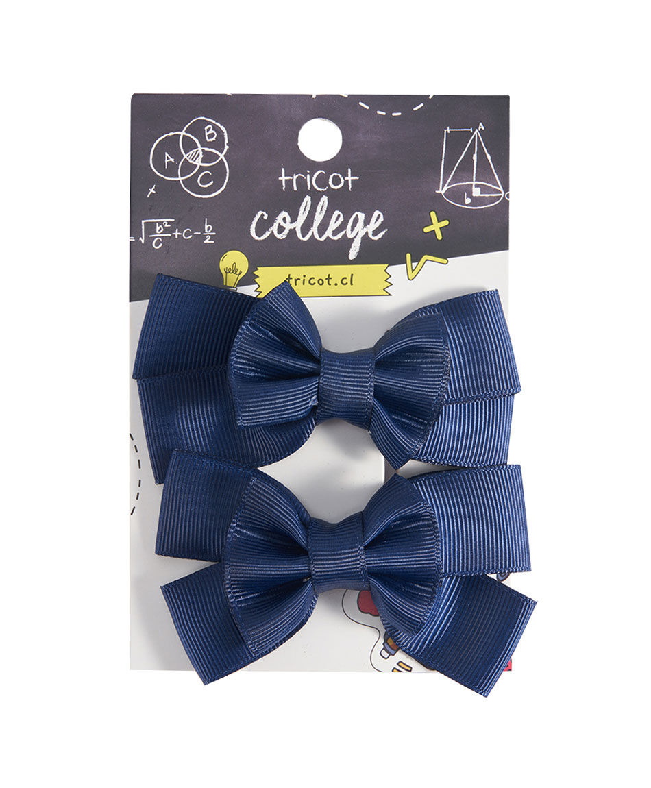 Set 2 pinches escolar cintas