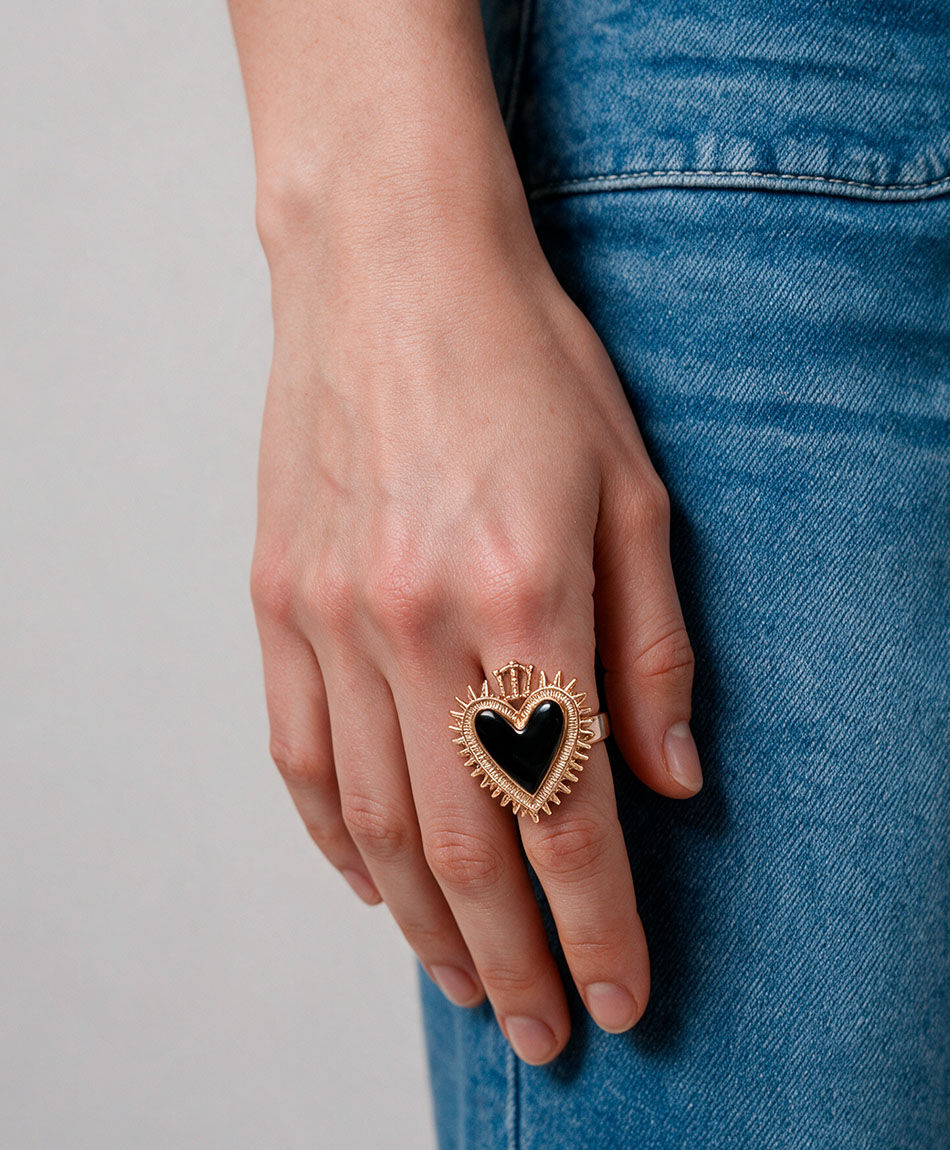 Anillo mujer coraz&oacute;n