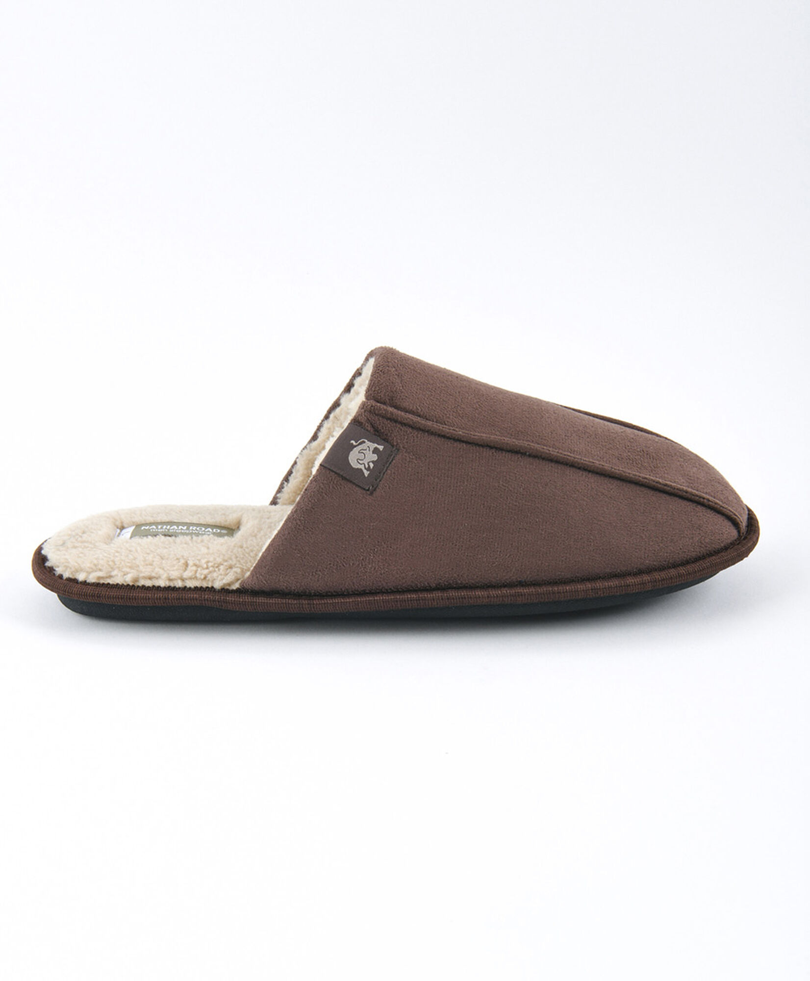 Pantufla hombre línea café Pantufla hombre línea café
