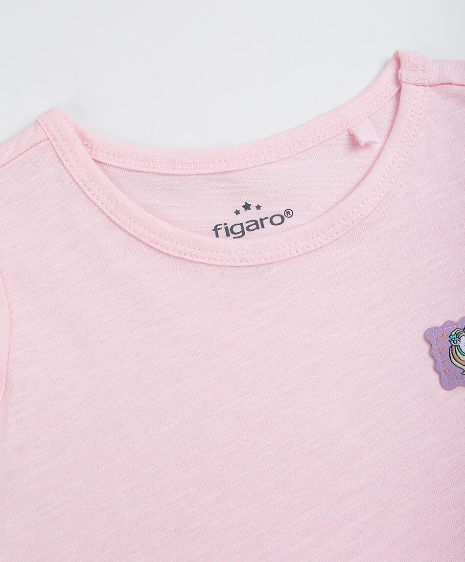 Polera beb&eacute; b&aacute;sica rosa