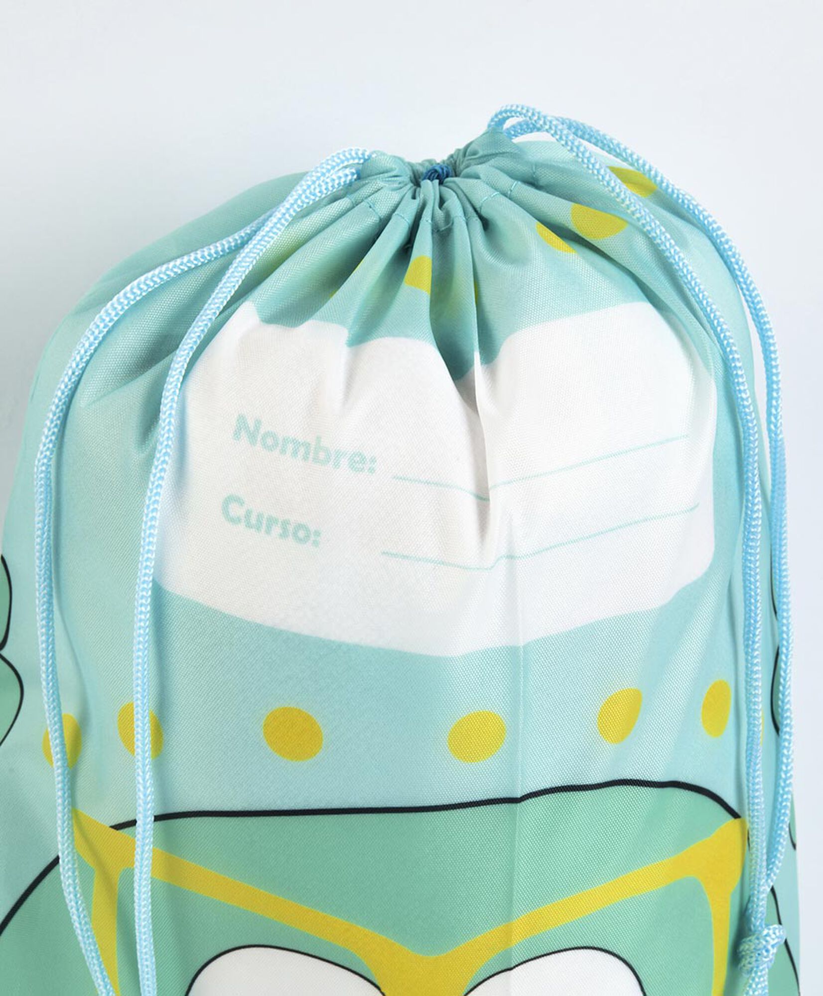 Bolsa ropa escolar celeste Bolsa ropa escolar celeste