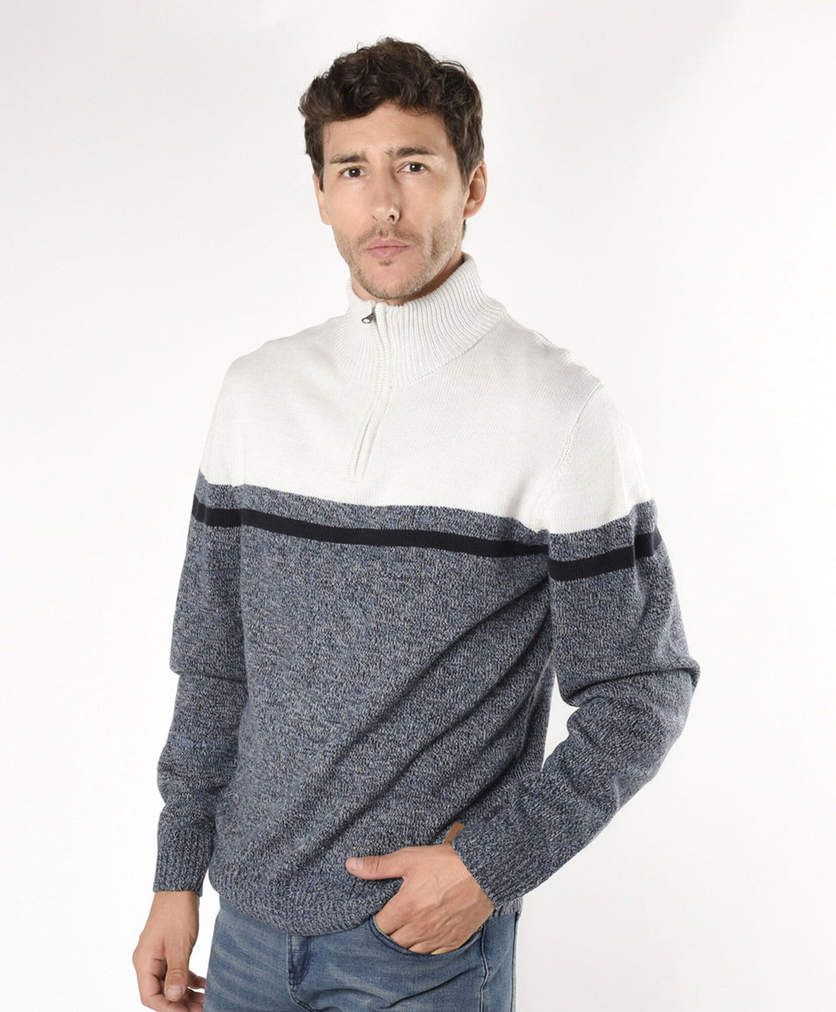 Sweater hombre tricolor Sweater hombre tricolor