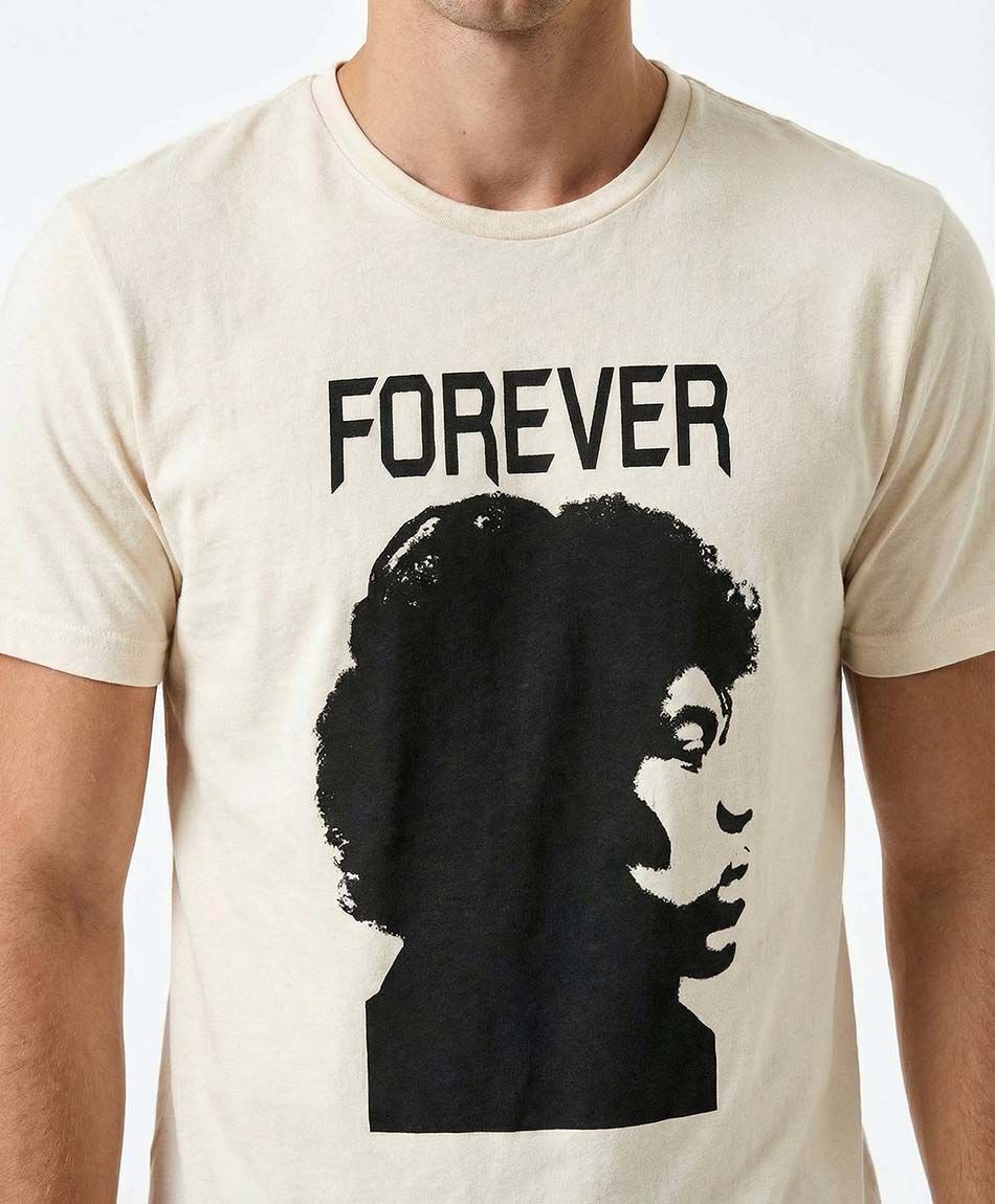 Polera hombre estampado forever