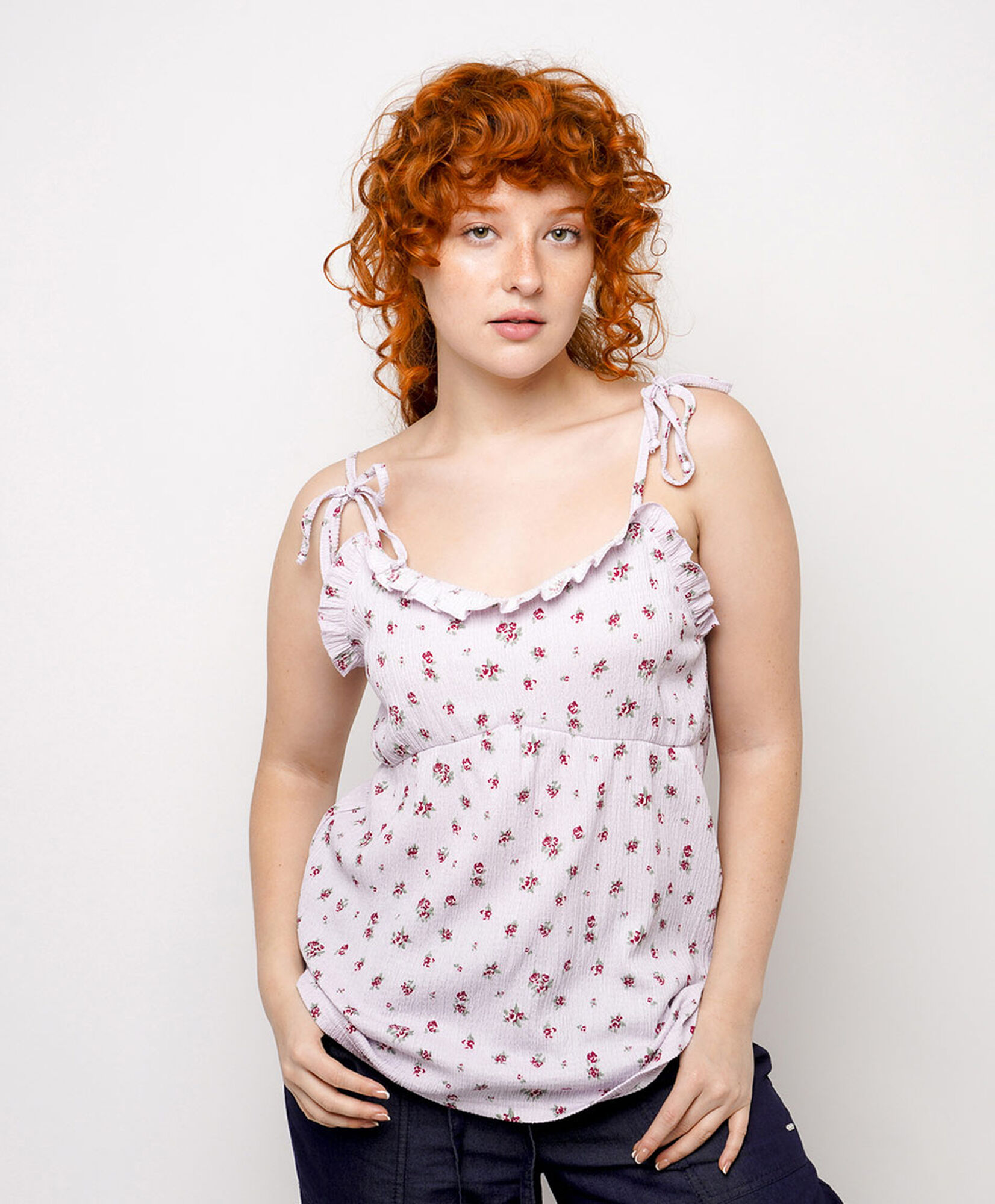 Blusa mujer top diseño florcitas Blusa mujer top diseño florcitas
