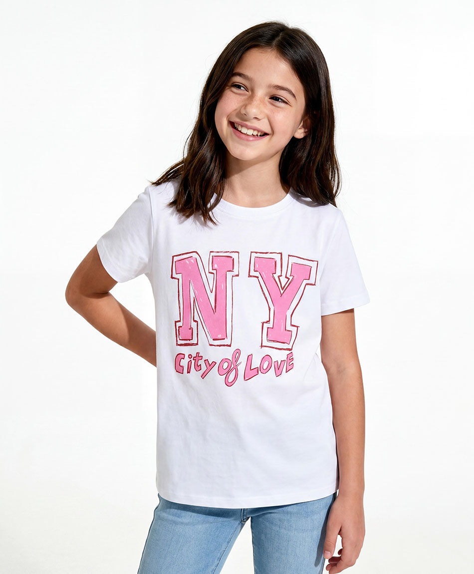 Polera ni&ntilde;a new york city