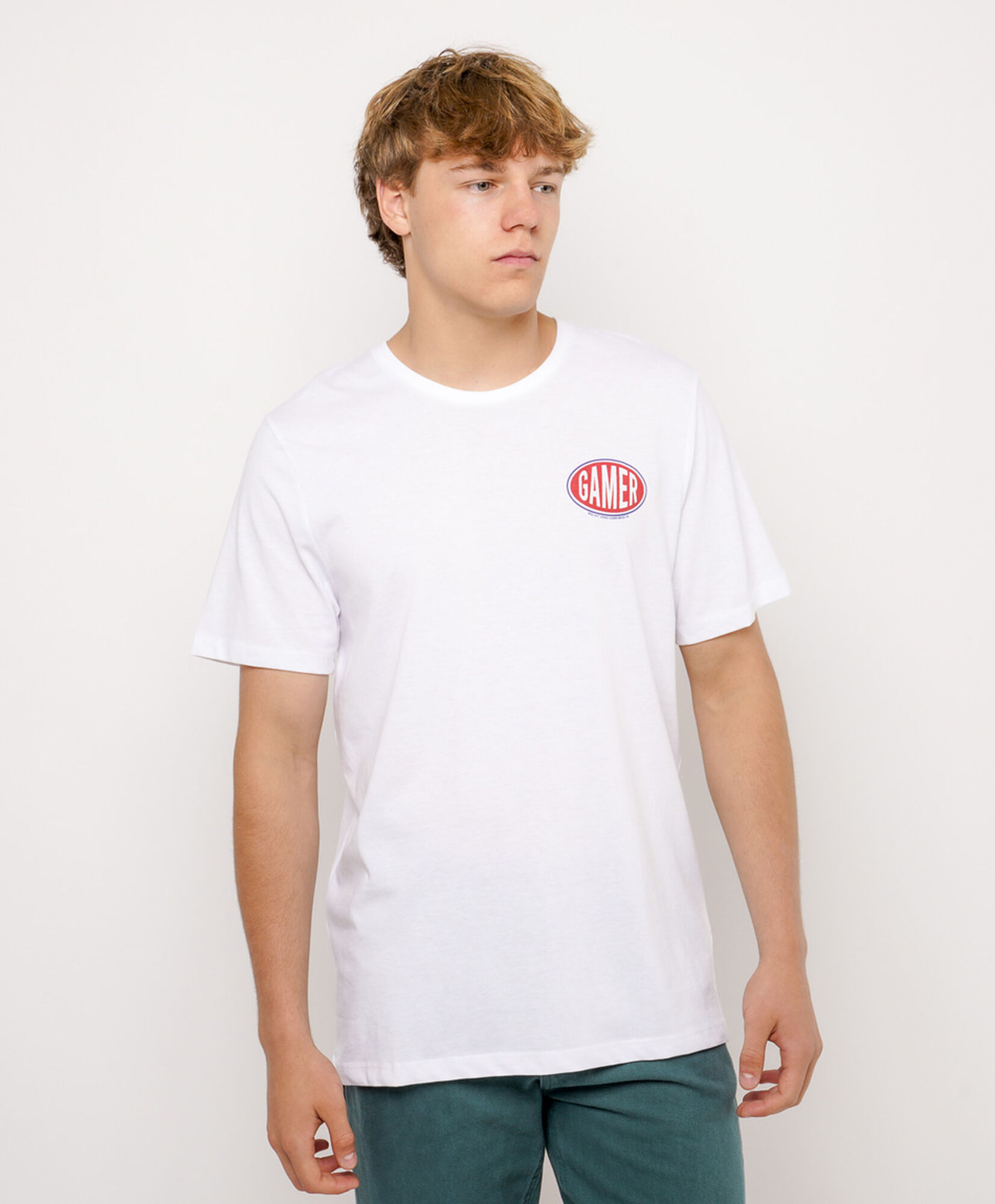 Polera hombre doble estampado gamer Polera hombre doble estampado gamer