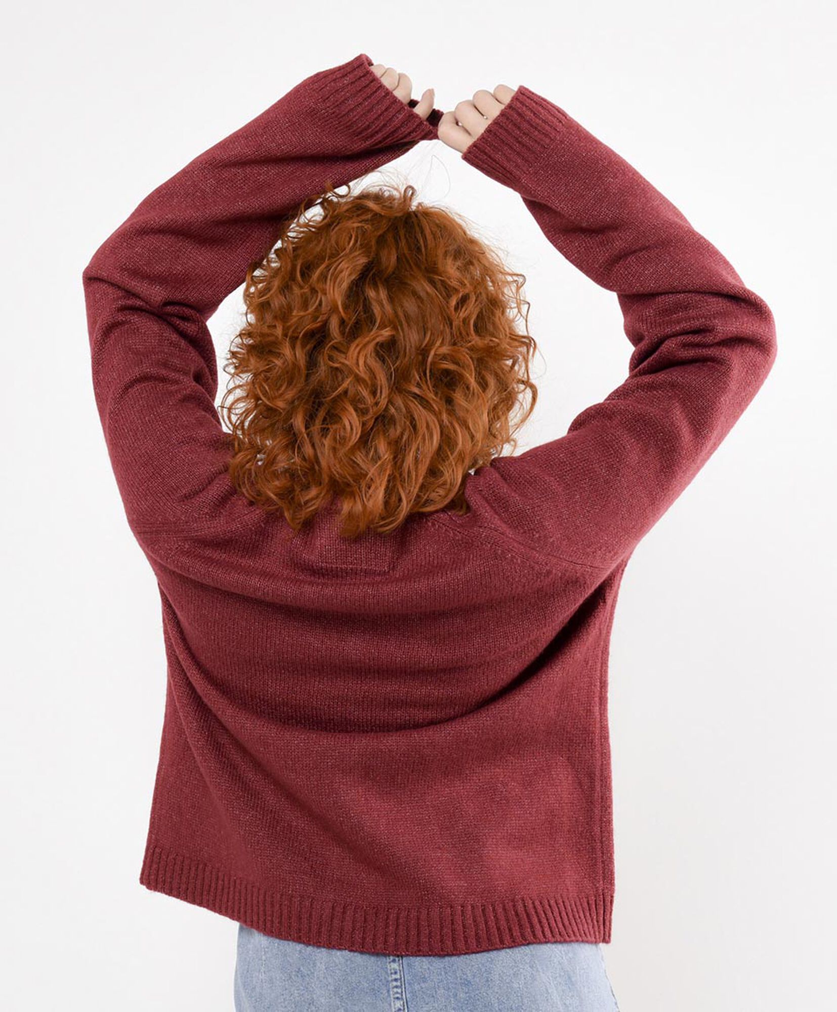 Cardigan mujer cuello v Cardigan mujer cuello v