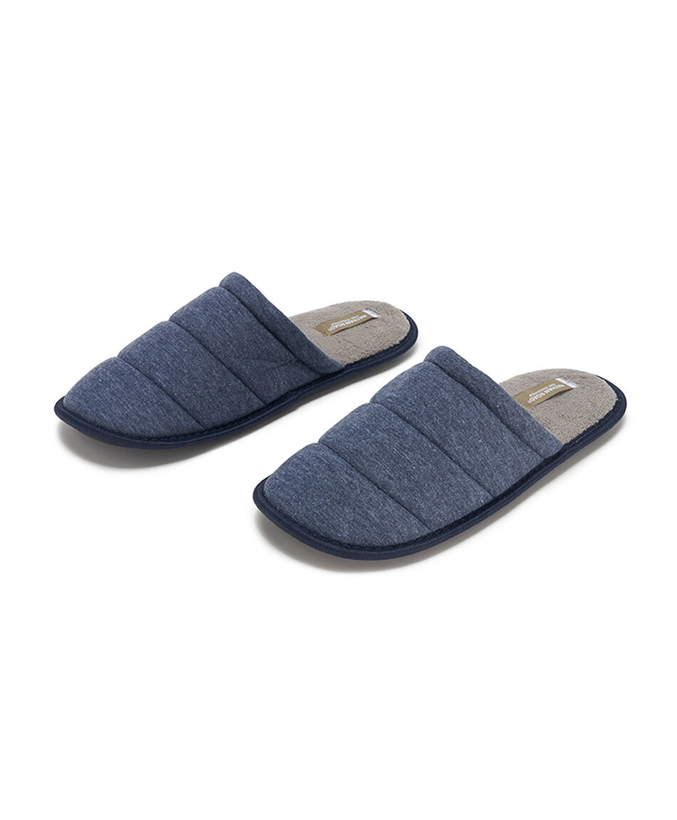 Pantufla hombre acolchada