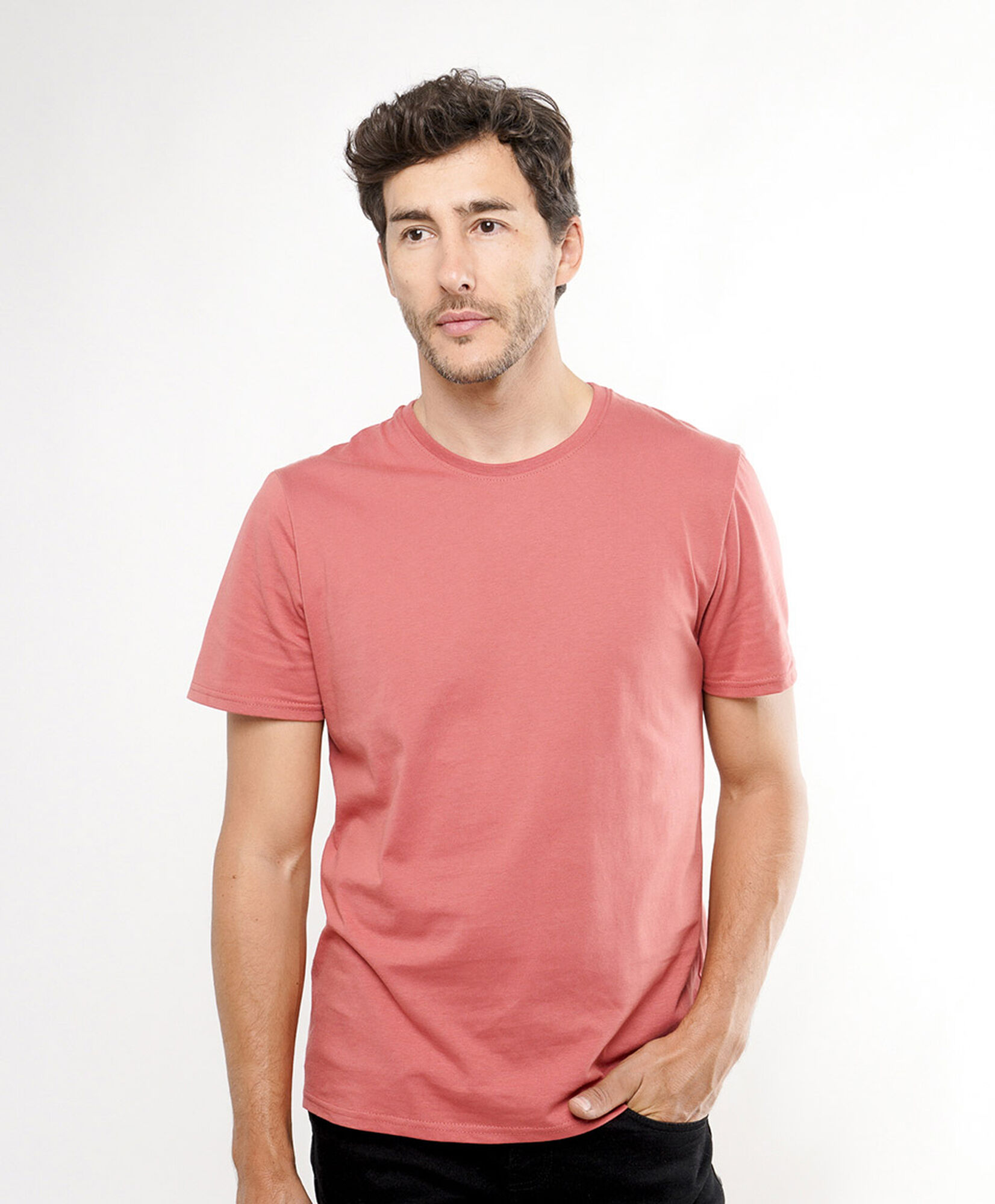 Polera hombre básica colores Polera hombre básica colores