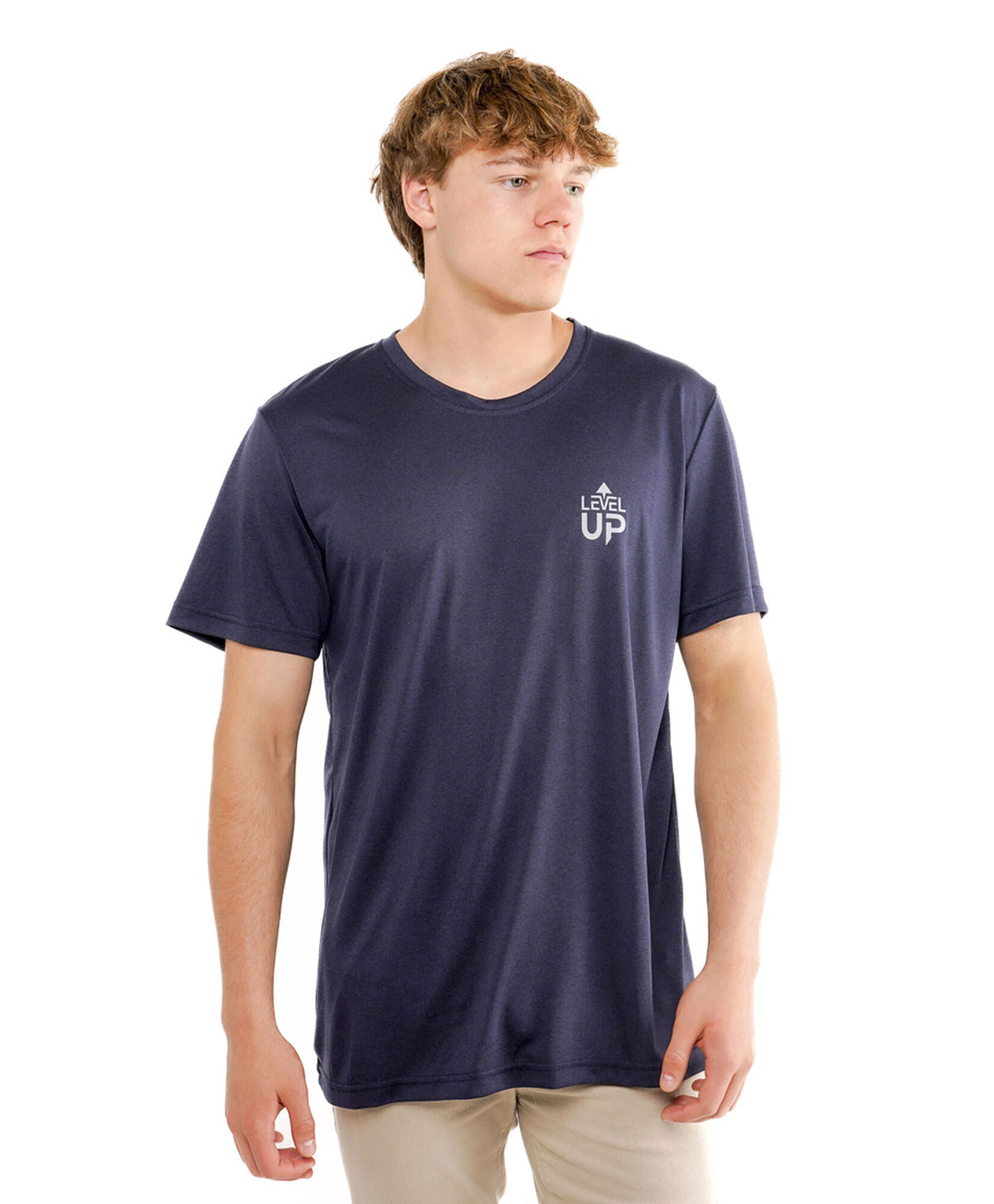 Polera hombre dry fit azul oscuro Polera hombre dry fit azul oscuro