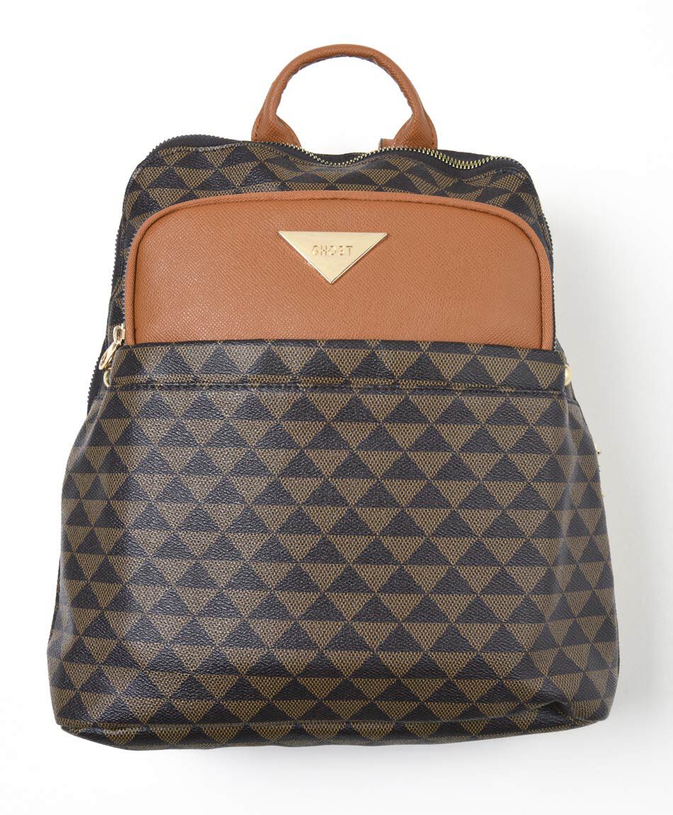 Mochila mujer tri&aacute;ngulos