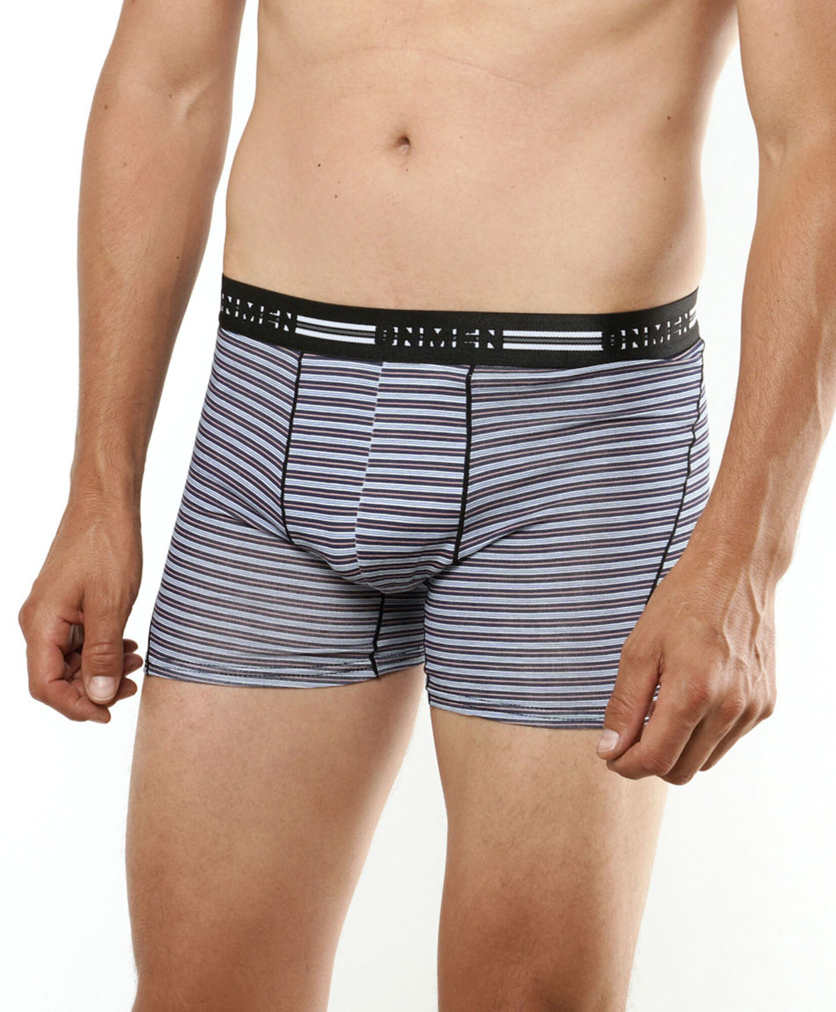 Pack 2 boxer hombre liso y líneas Pack 2 boxer hombre liso y líneas